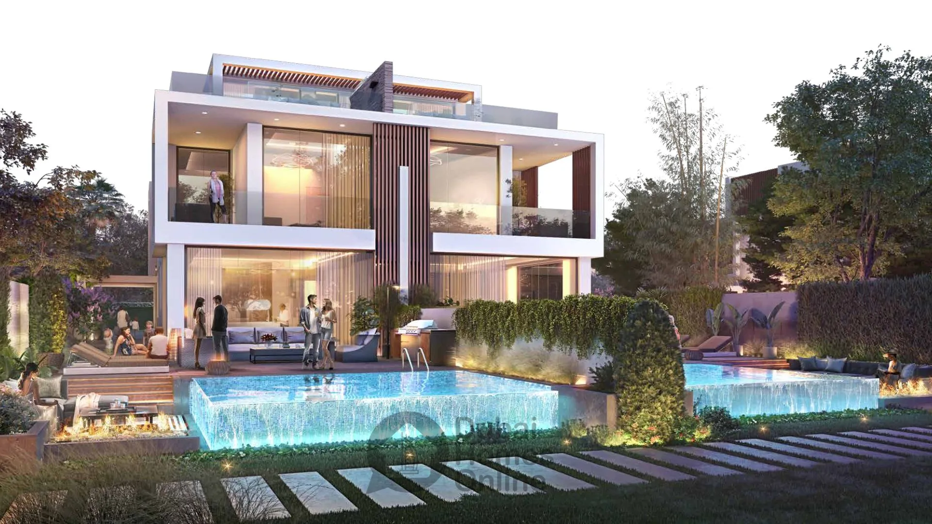 ویلاهای پارک گرینز داماک برای فروش در منطقه داماک هیلز 2 دبی