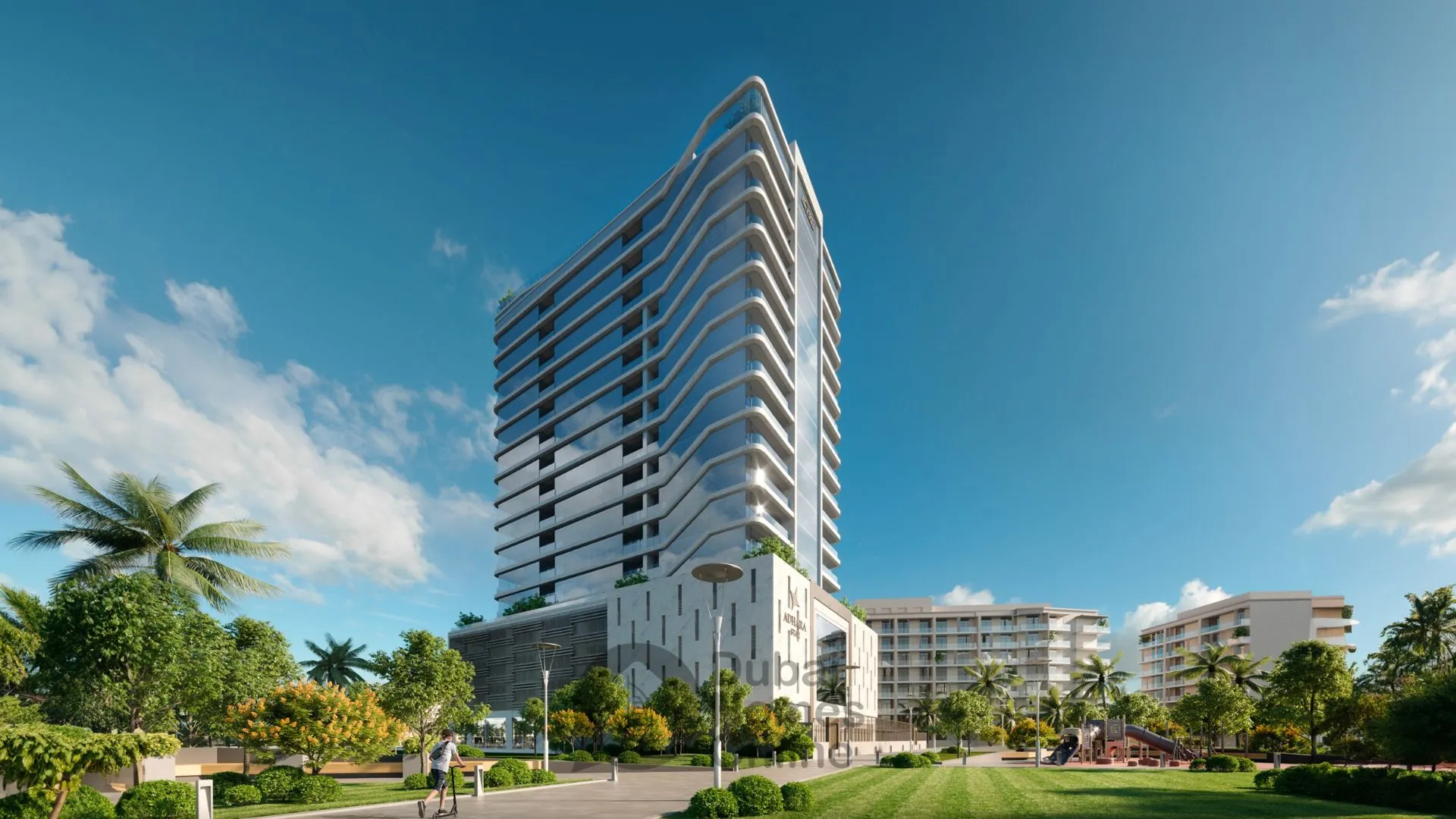 شقق أدهارا ستار للبيع من قبل المطورين أكيوب في أرجان، دبي