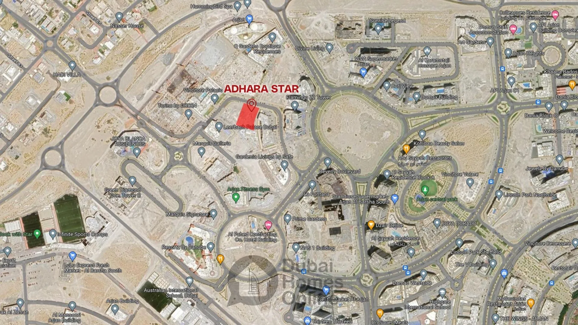 شقق أدهارا ستار للبيع من قبل المطورين أكيوب في أرجان، دبي