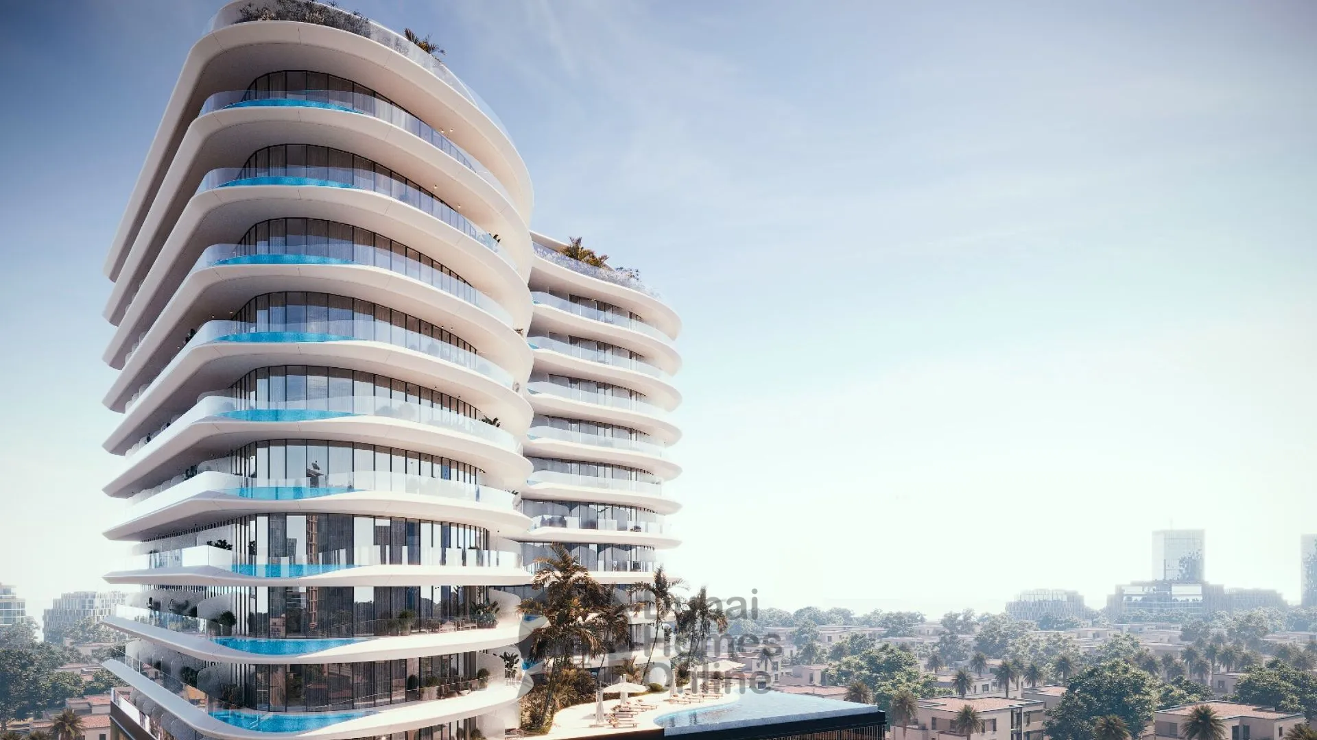 شقق تروساردي ريزيدنسز للبيع من ميرا للتطوير العقاري في الفرجان، دبي