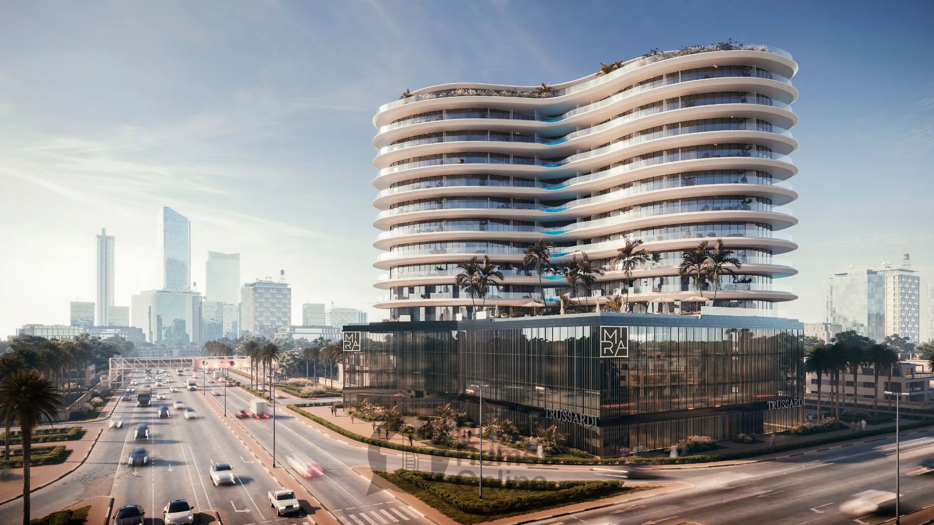 شقق تروساردي ريزيدنسز للبيع من ميرا للتطوير العقاري في الفرجان، دبي