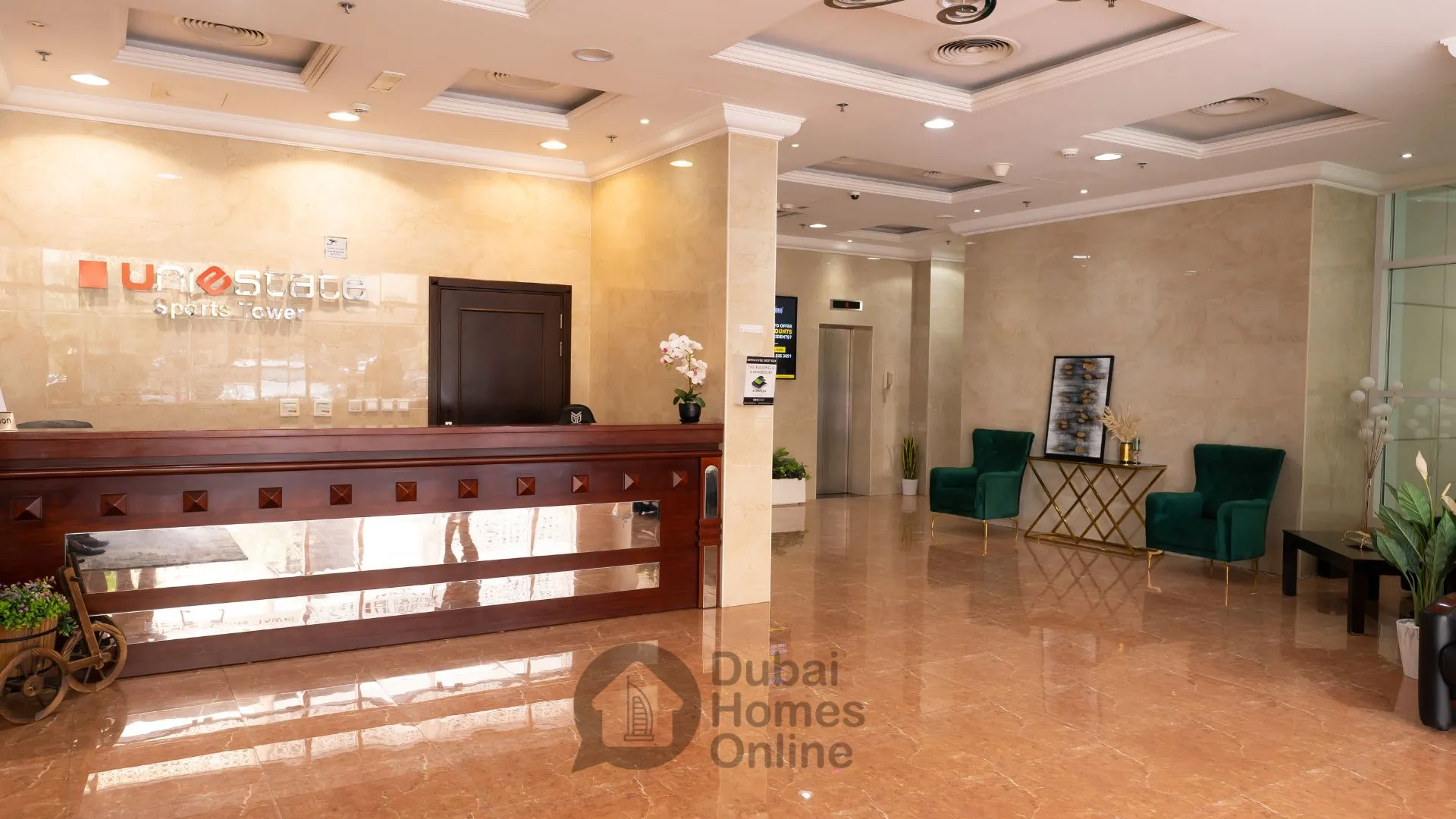 شقق برج يوني استيت اسبورتز للبيع في مدينة دبي الرياضية