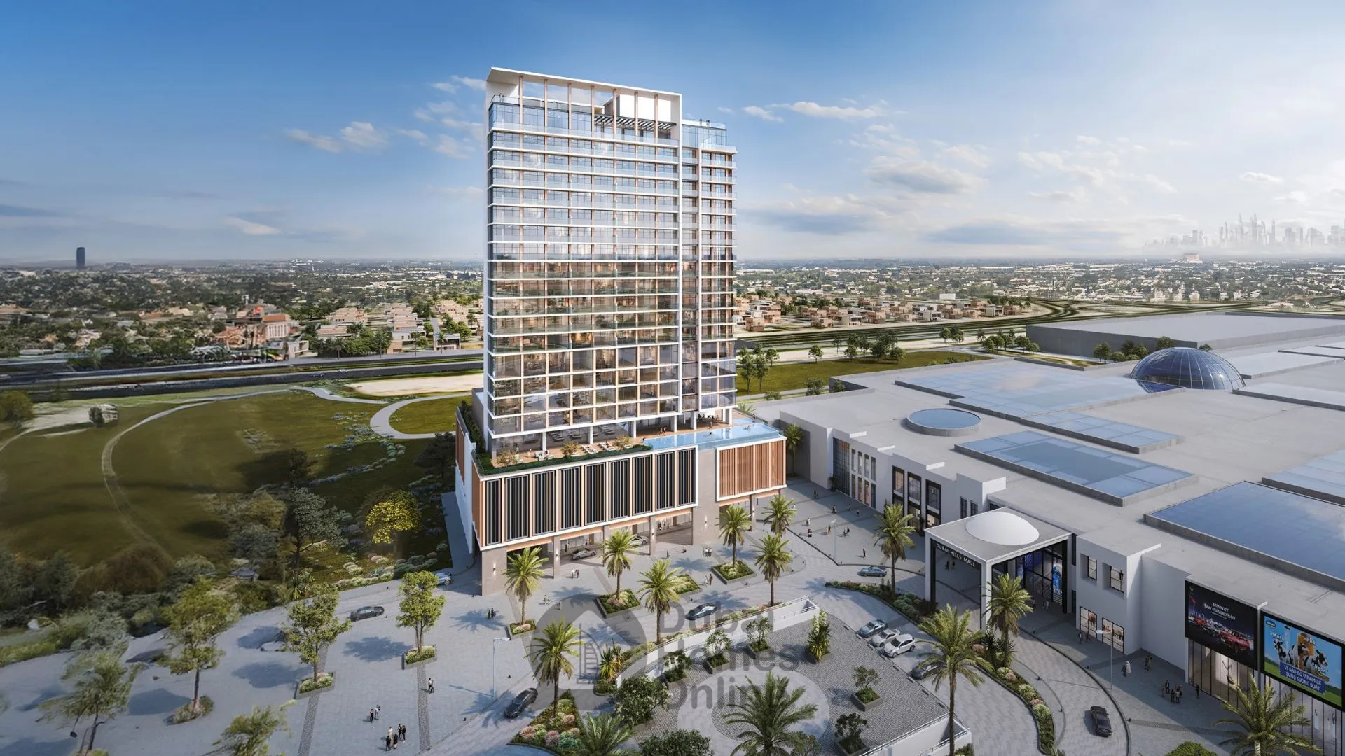 خرید آپارتمان در پروژه مال ساید رزیدنس در دبی هیلز استیت