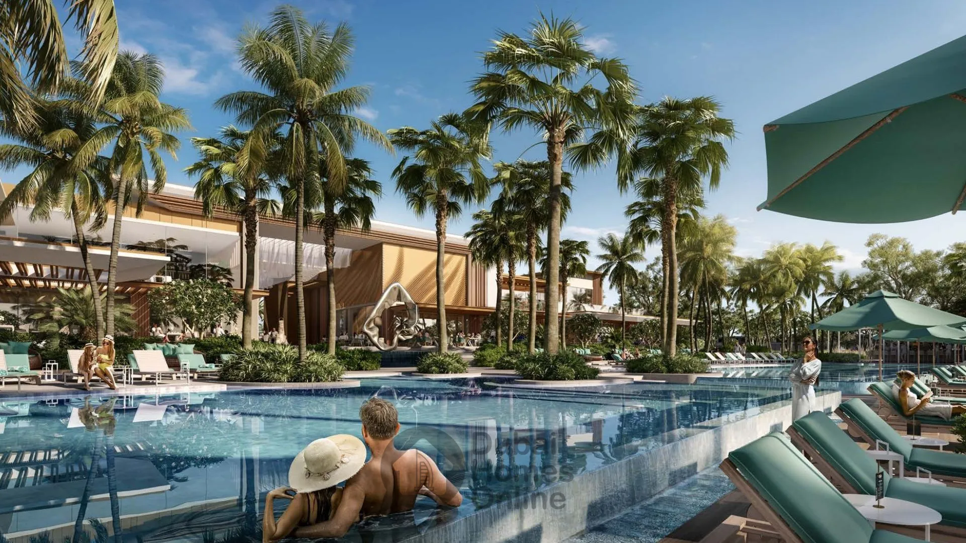 بلاجيت 32 في تلال الغاف | كلوب فلل فاخرة وأكواخ مائية للبيع في دبي