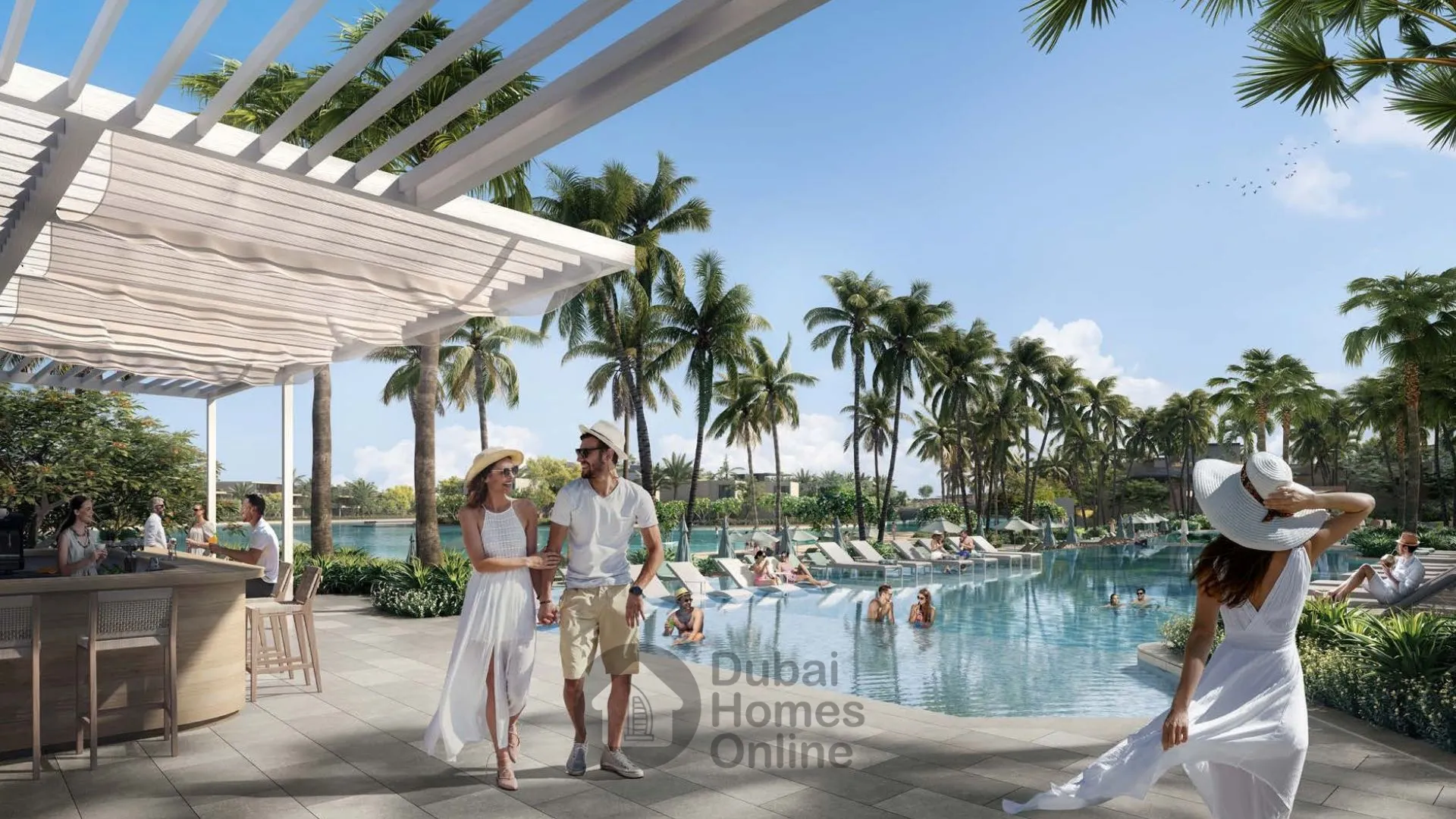 بلاجيت 32 في تلال الغاف | كلوب فلل فاخرة وأكواخ مائية للبيع في دبي