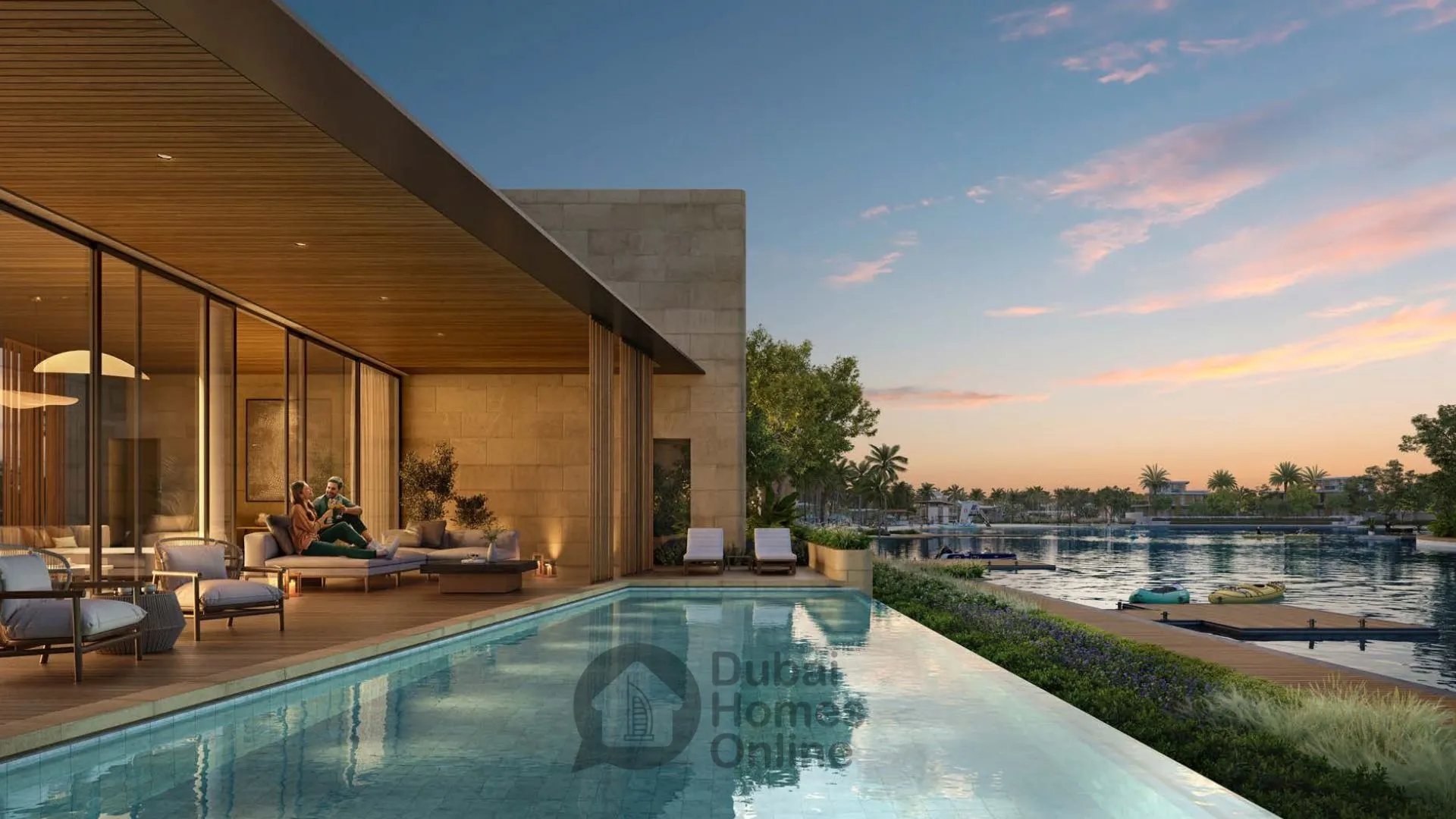 بلاجيت 32 في تلال الغاف | كلوب فلل فاخرة وأكواخ مائية للبيع في دبي