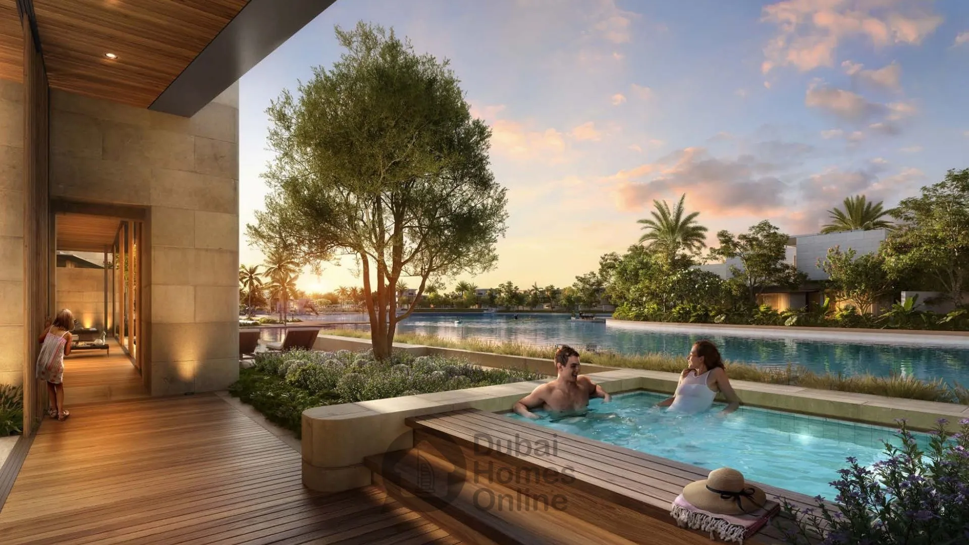 بلاجيت 32 في تلال الغاف | كلوب فلل فاخرة وأكواخ مائية للبيع في دبي