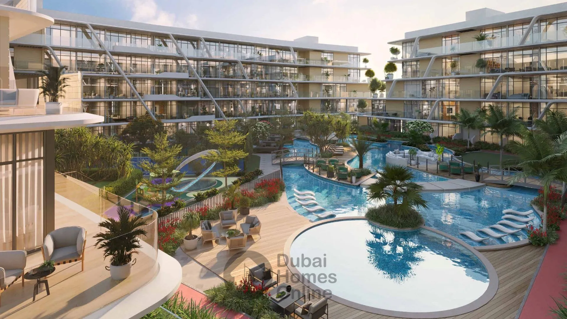 جاردنز 2 من شركة إيمان للتطوير العقاري : شقق للبيع في أرجان دبي