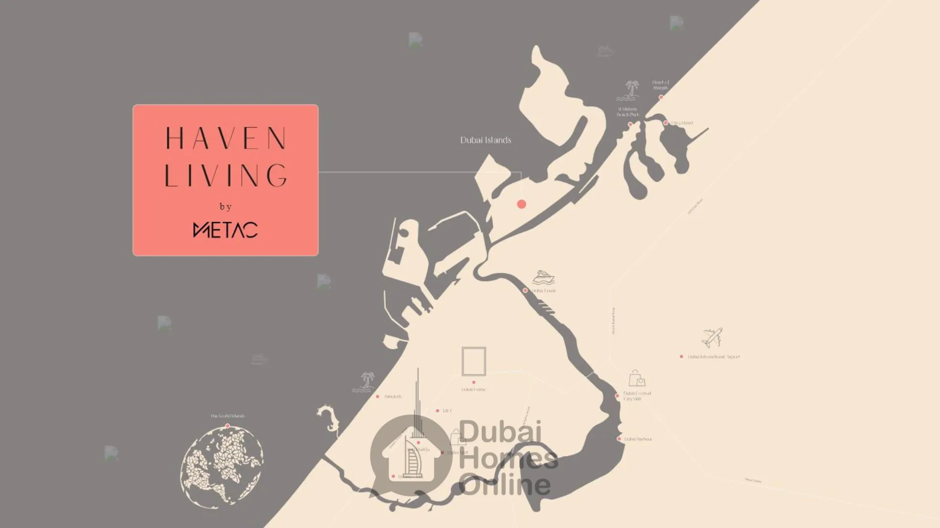 خرید آپارتمان در پروژه مسکونی هاون لیوینگ متاک در جزایر دبی