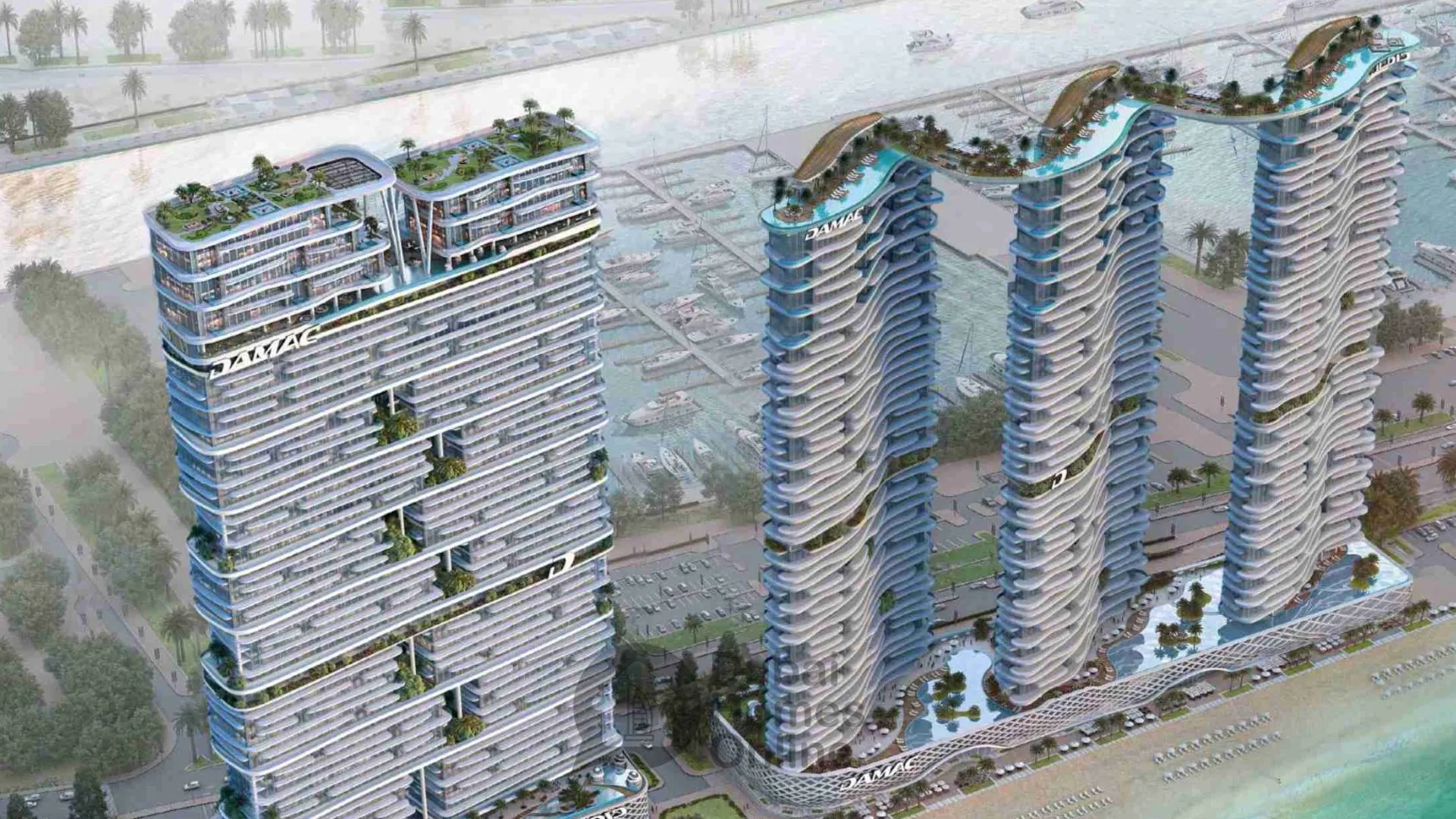 Damac Skycrest Collection : Apartments, and Duplex Apartments for sale in Dubai Harbour
