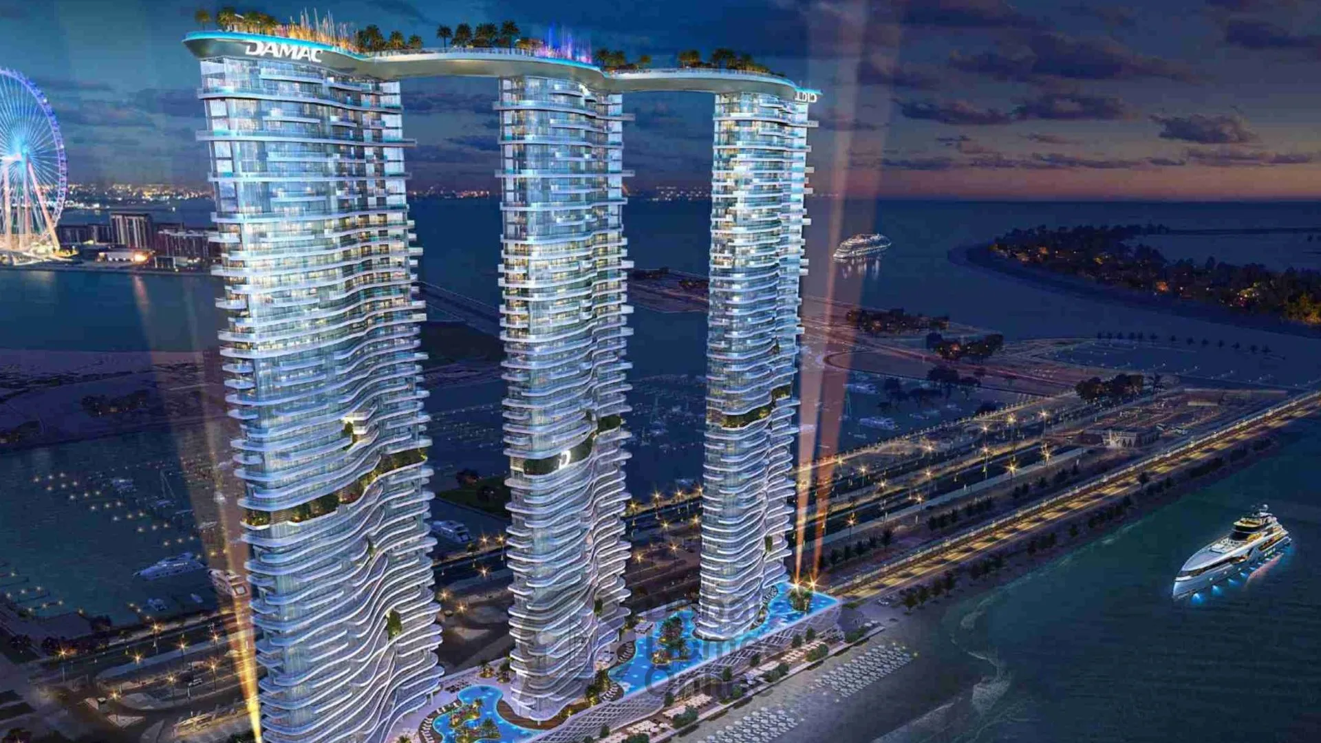 Damac Skycrest Collection : Apartments, and Duplex Apartments for sale in Dubai Harbour