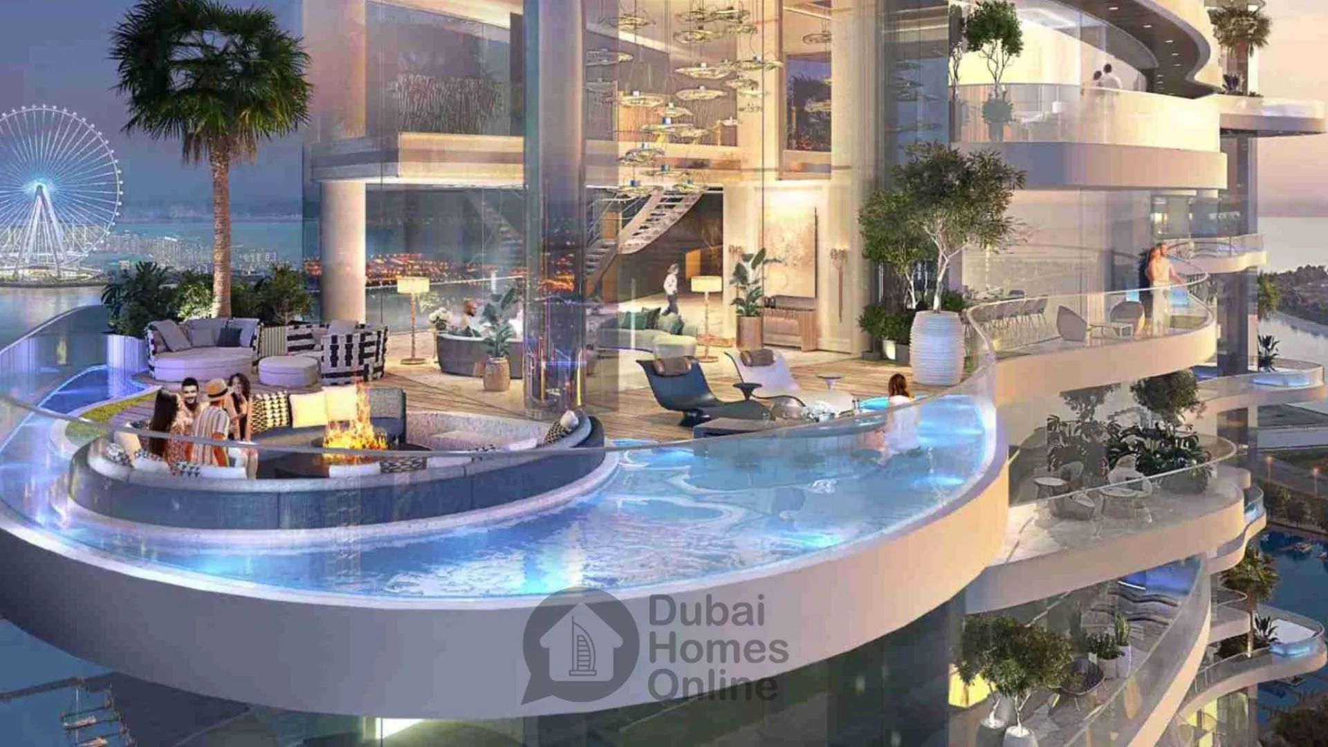 Damac Skycrest Collection : Apartments, and Duplex Apartments for sale in Dubai Harbour