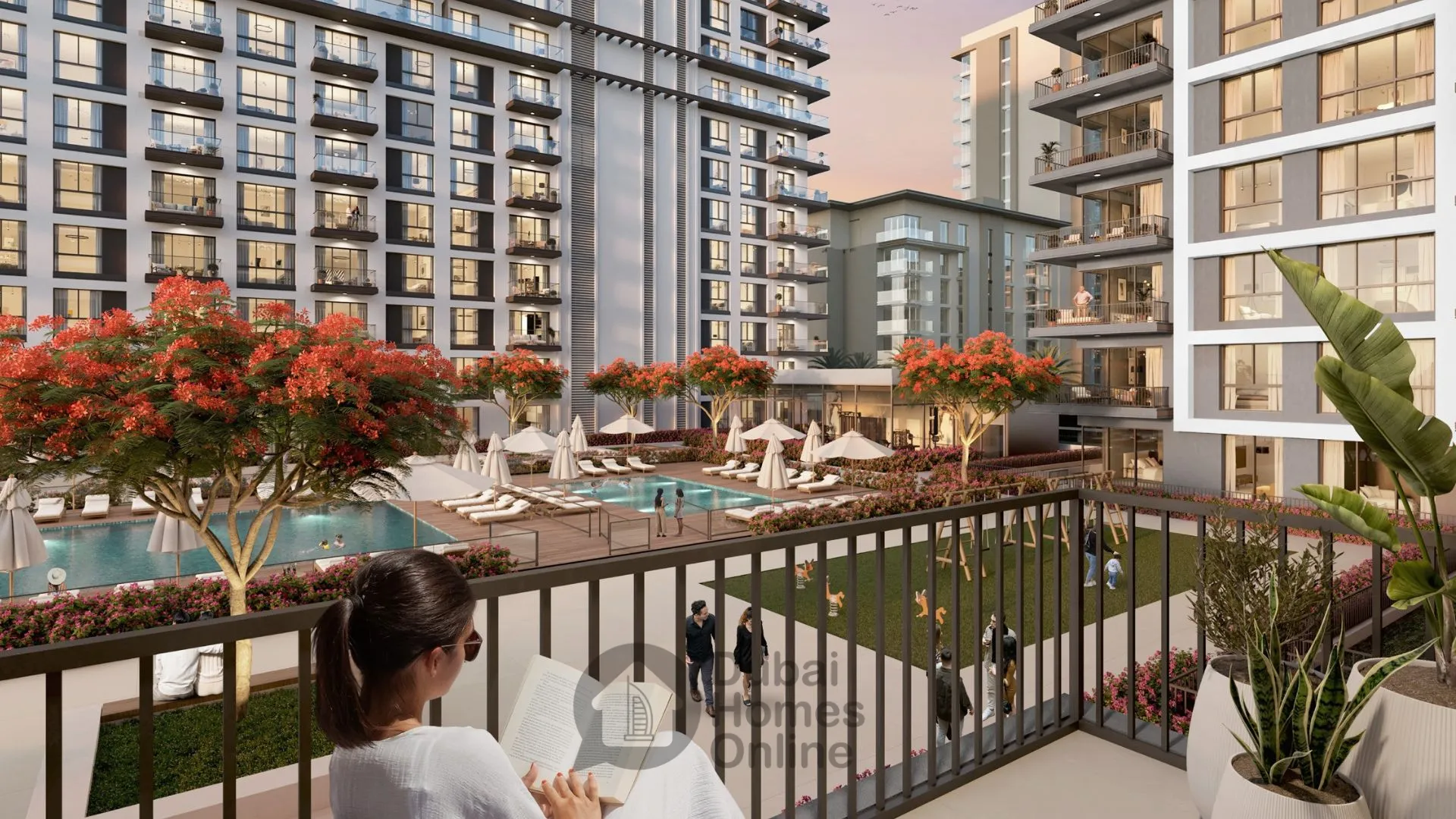 Grove By Nshama, Apartments for sale in Town Square Dubai