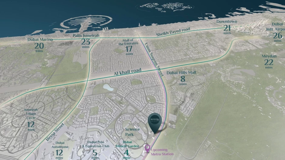 Skyhills Residences: Apartments for sale in Dubai Science Park