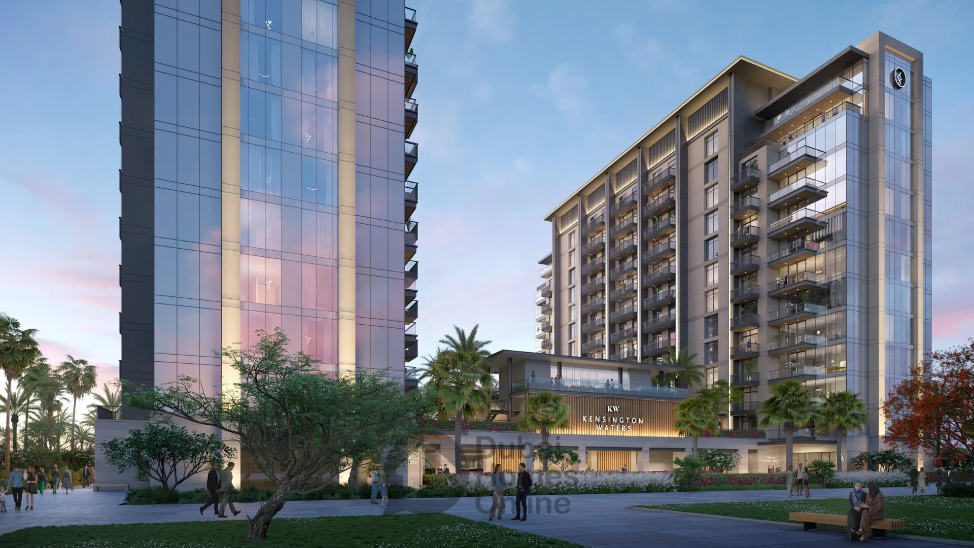 Kensington Waters Apartments By Ellington For Sale in MBR City Dubai