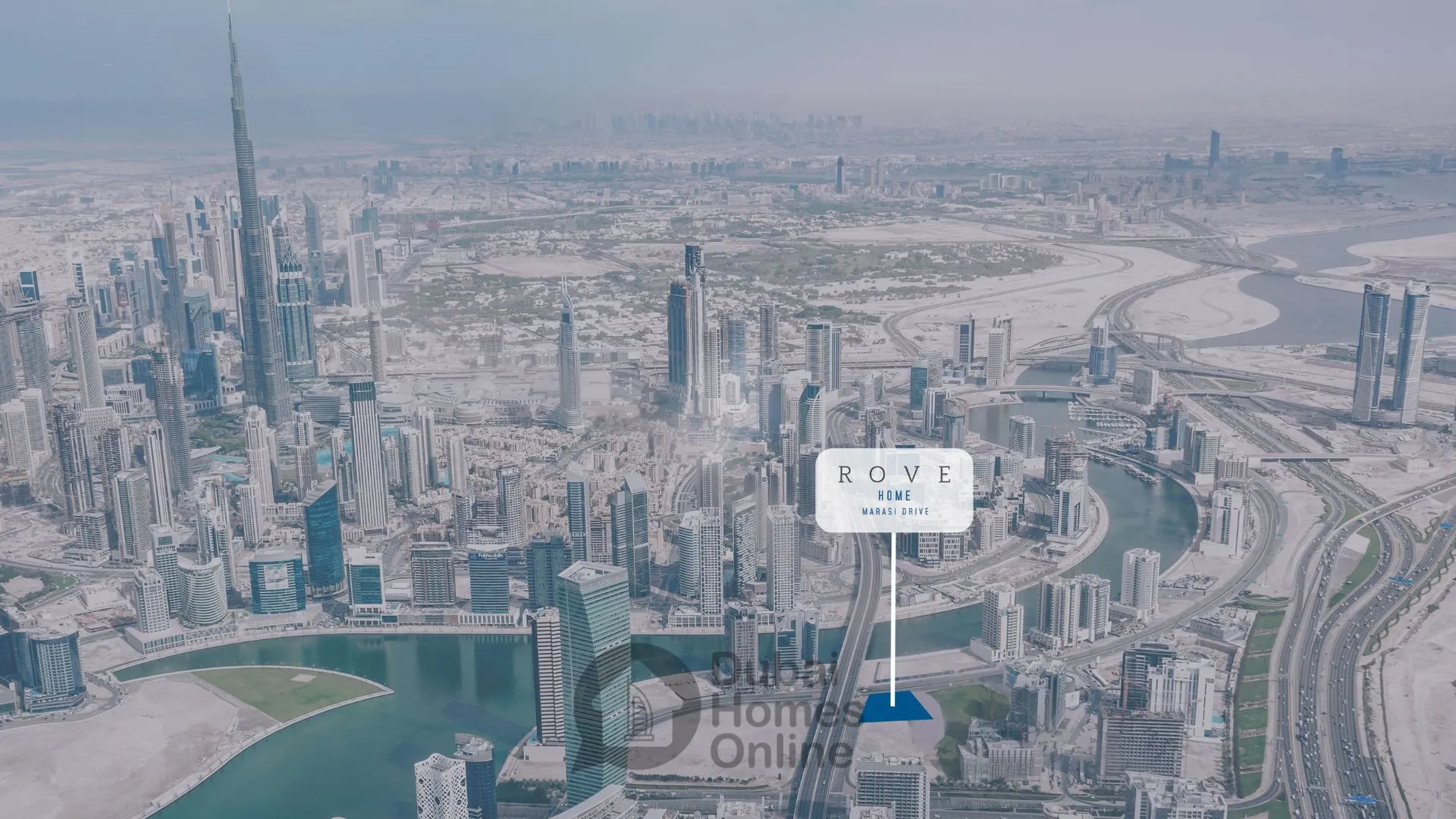 مشروع شقق روف هوم مراسي درايف، شقق للبيع في الخليج التجاري دبي