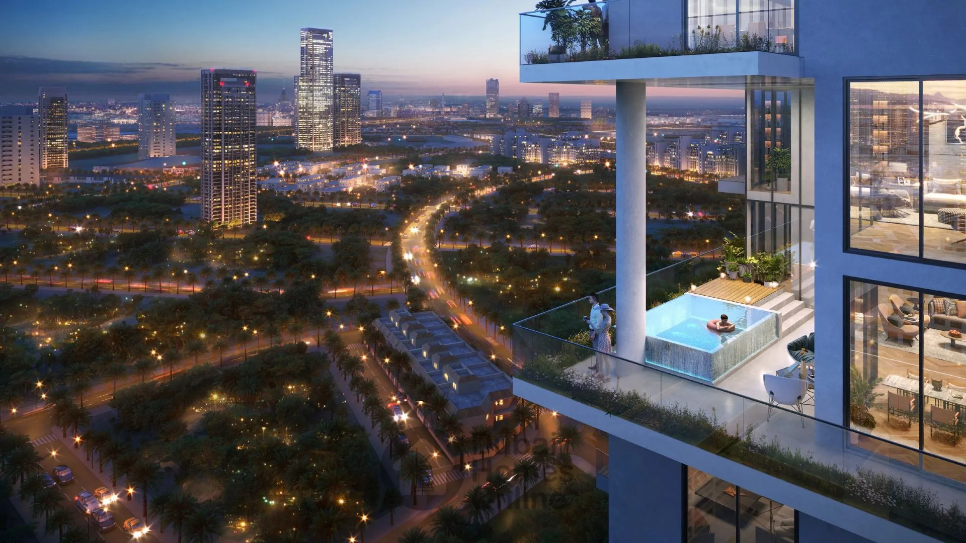 مشروع شقق ون بارك سنترال: شقق وبنتهاوس للبيع في قرية جميرا الدائرية دبي