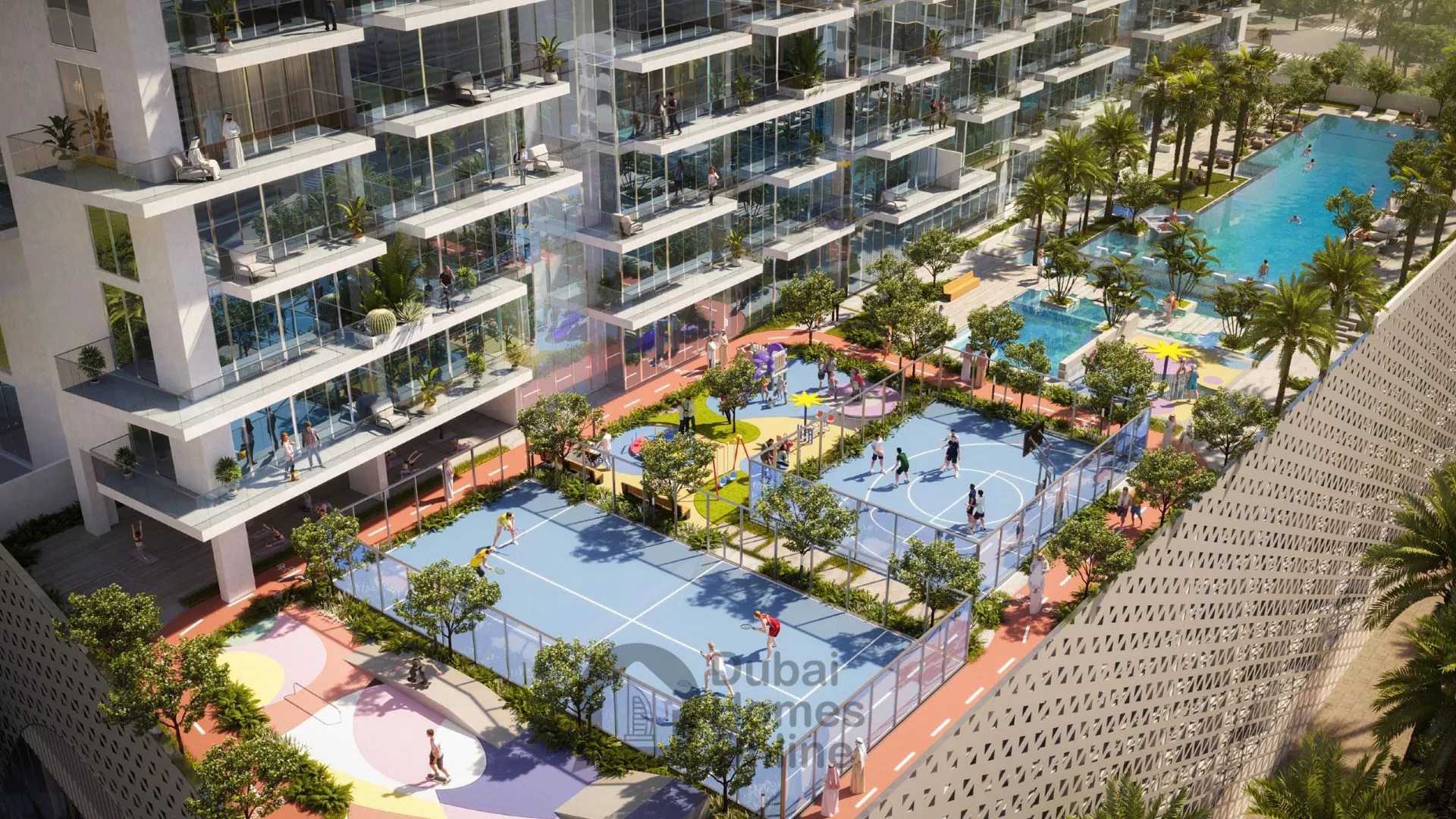 مشروع شقق ون بارك سنترال: شقق وبنتهاوس للبيع في قرية جميرا الدائرية دبي