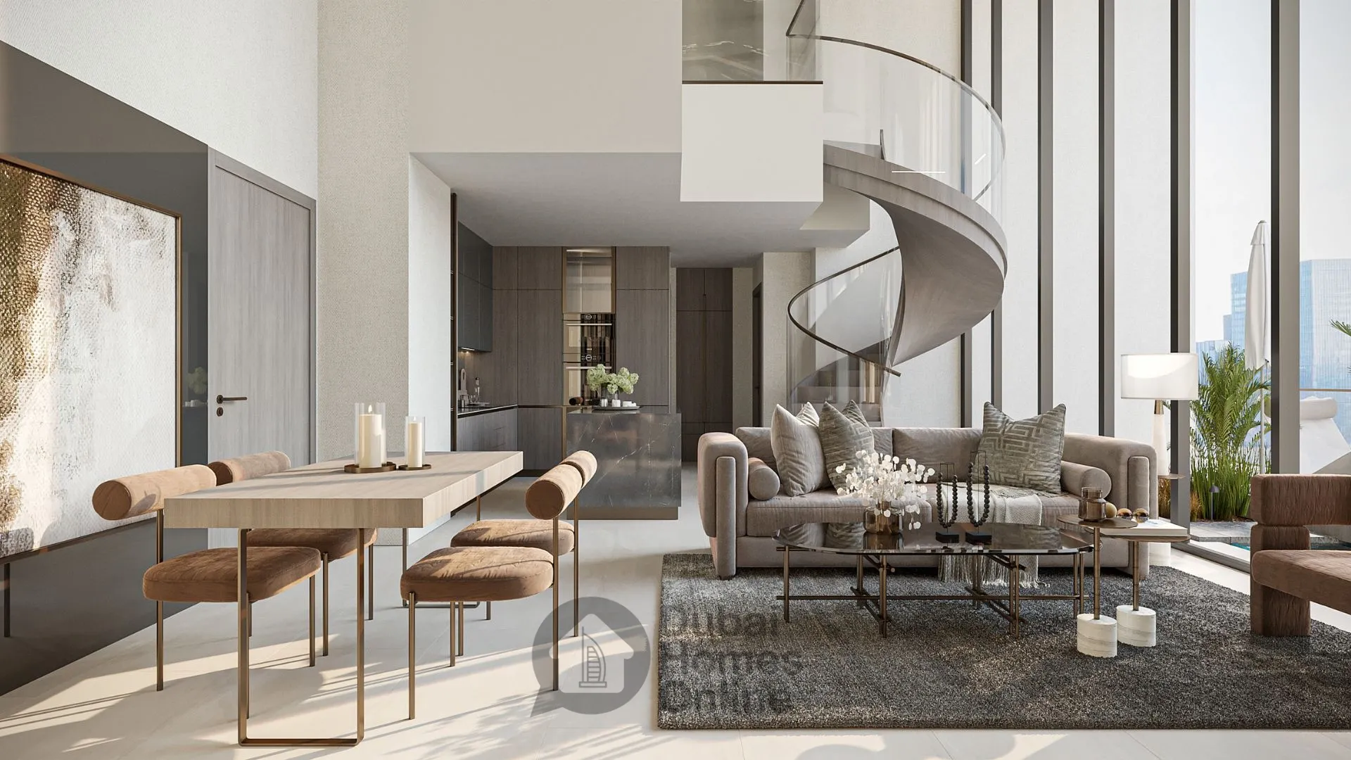 مشروع شقق ون بارك سنترال: شقق وبنتهاوس للبيع في قرية جميرا الدائرية دبي