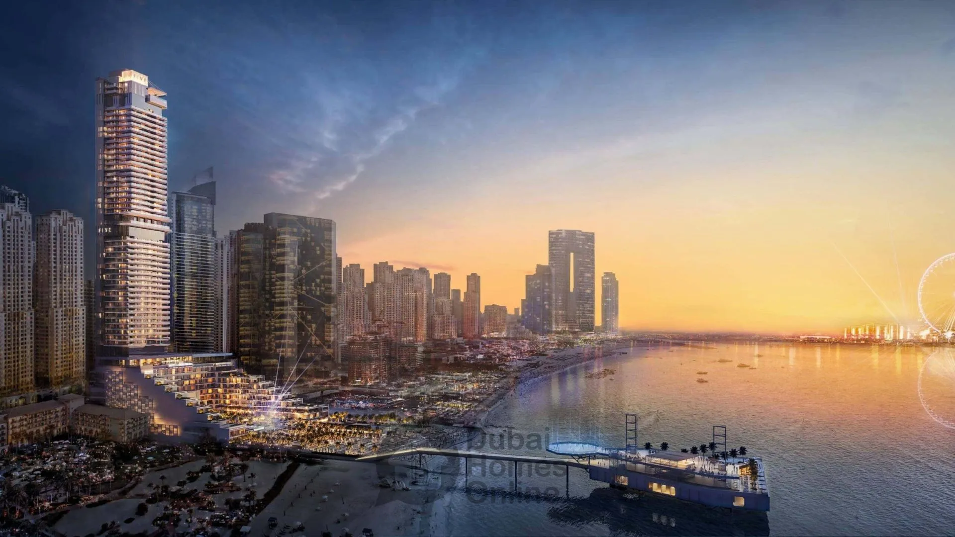 Sensoria by Five Holding at Jumeirah Beach Residence in Dubai UAE
