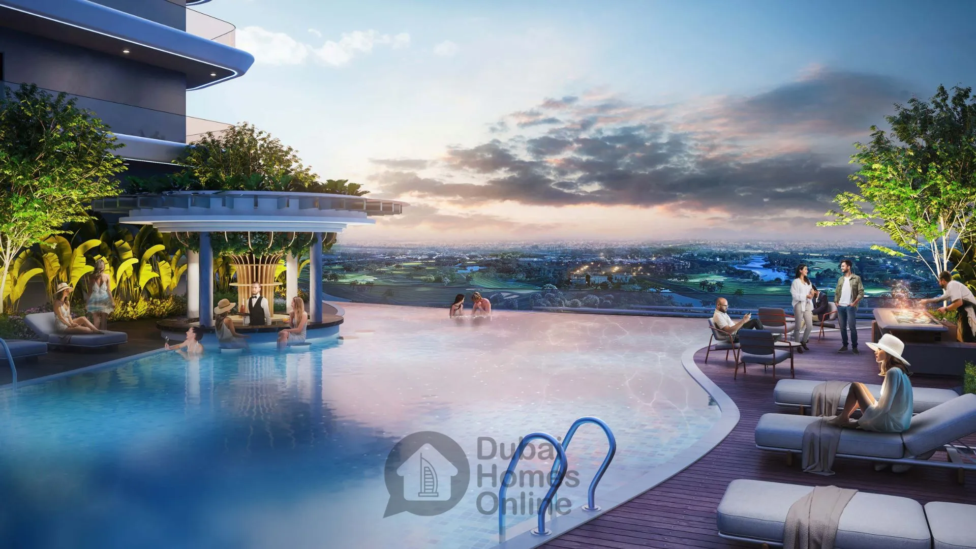 آپارتمان های داماک الو در داماک هیلز 2: خرید آپارتمان در داماک هیلز 2 دبی