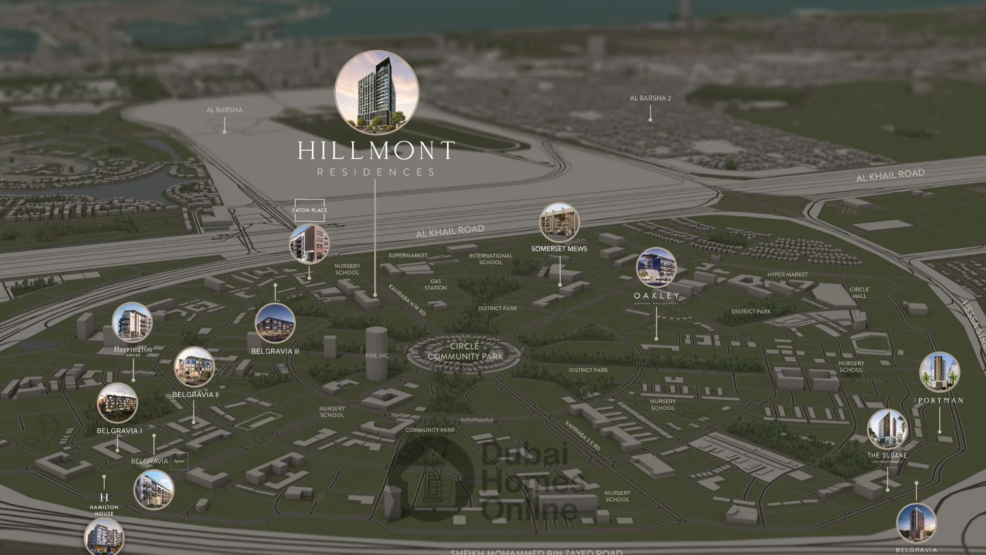 آپارتمان های الینگتون هیلمونت: خرید آپارتمان های منحصر به فرد در جی وی سی دبی