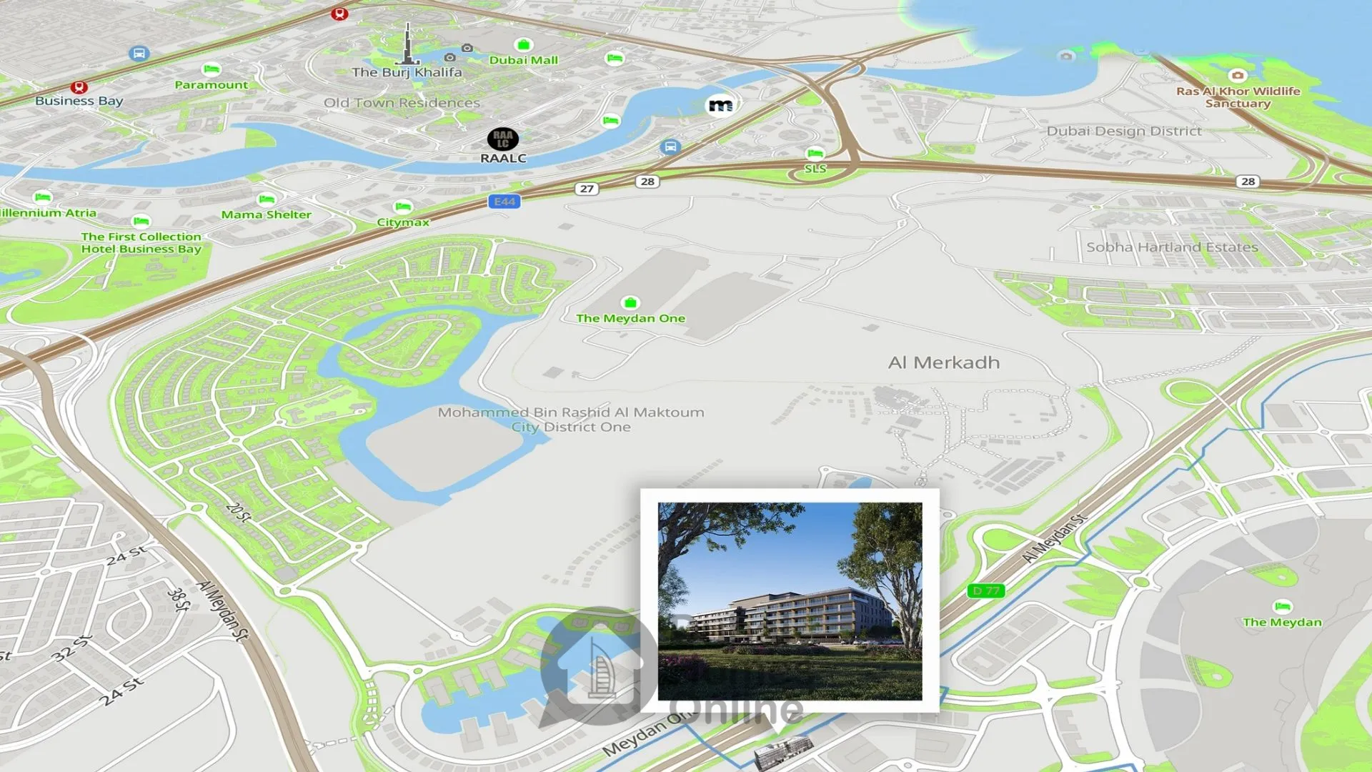 The 100: Luxury Apartments And Penthouses For Sale in Meydan Dubai