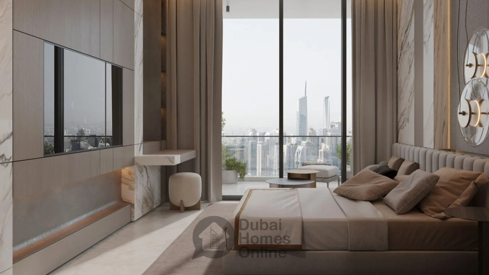 مشروع شقق هاموك بارك: شقق مفروشة بالكامل للبيع في جبل علي بدبي