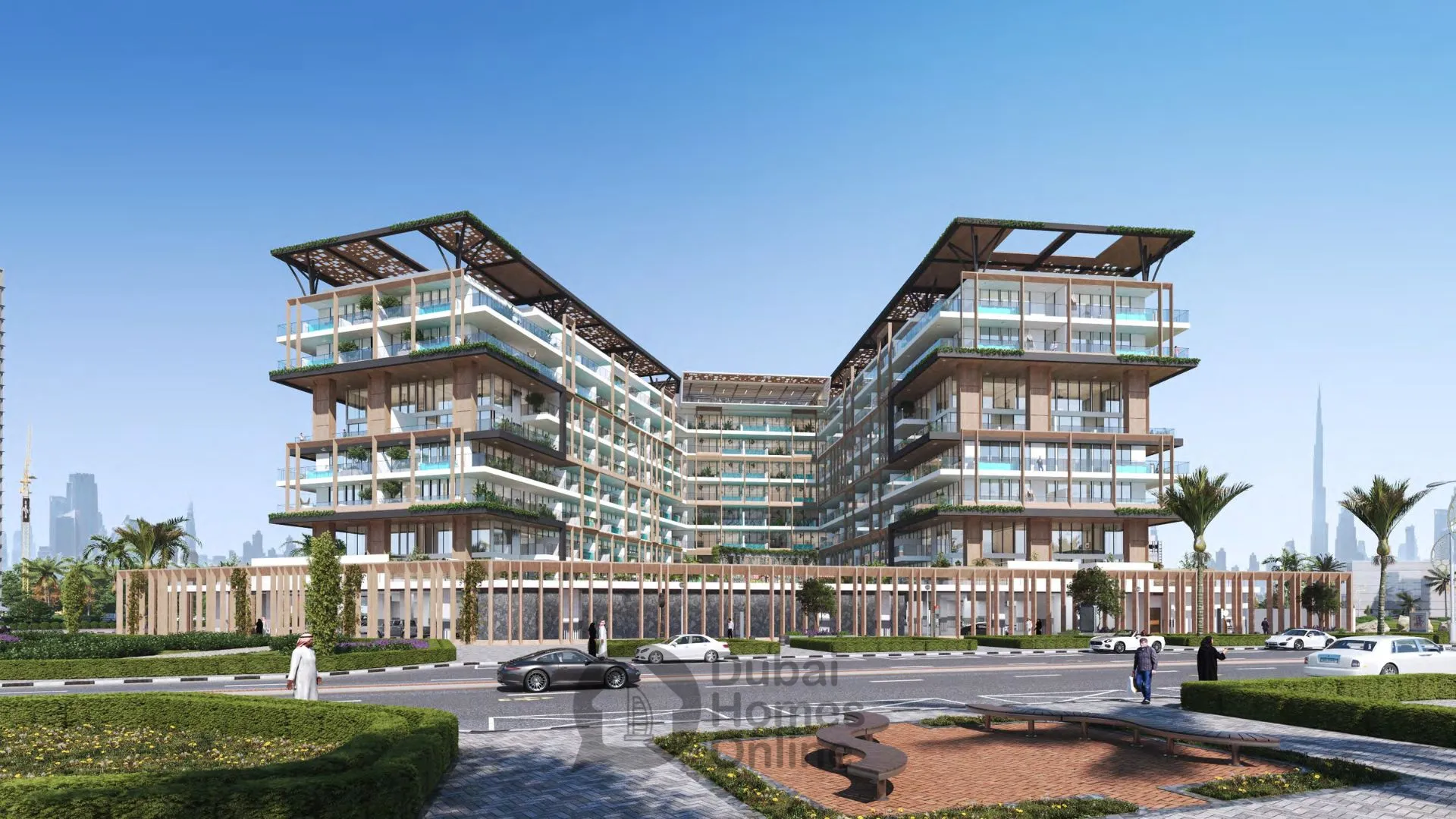 مشروع شقق إمباير إستيتس: شقق وشقق سكاي فيلا دوبلكس للبيع في أرجان دبي