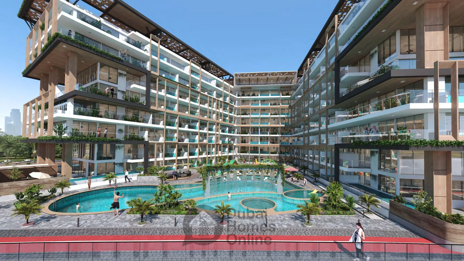 مشروع شقق إمباير إستيتس: شقق وشقق سكاي فيلا دوبلكس للبيع في أرجان دبي