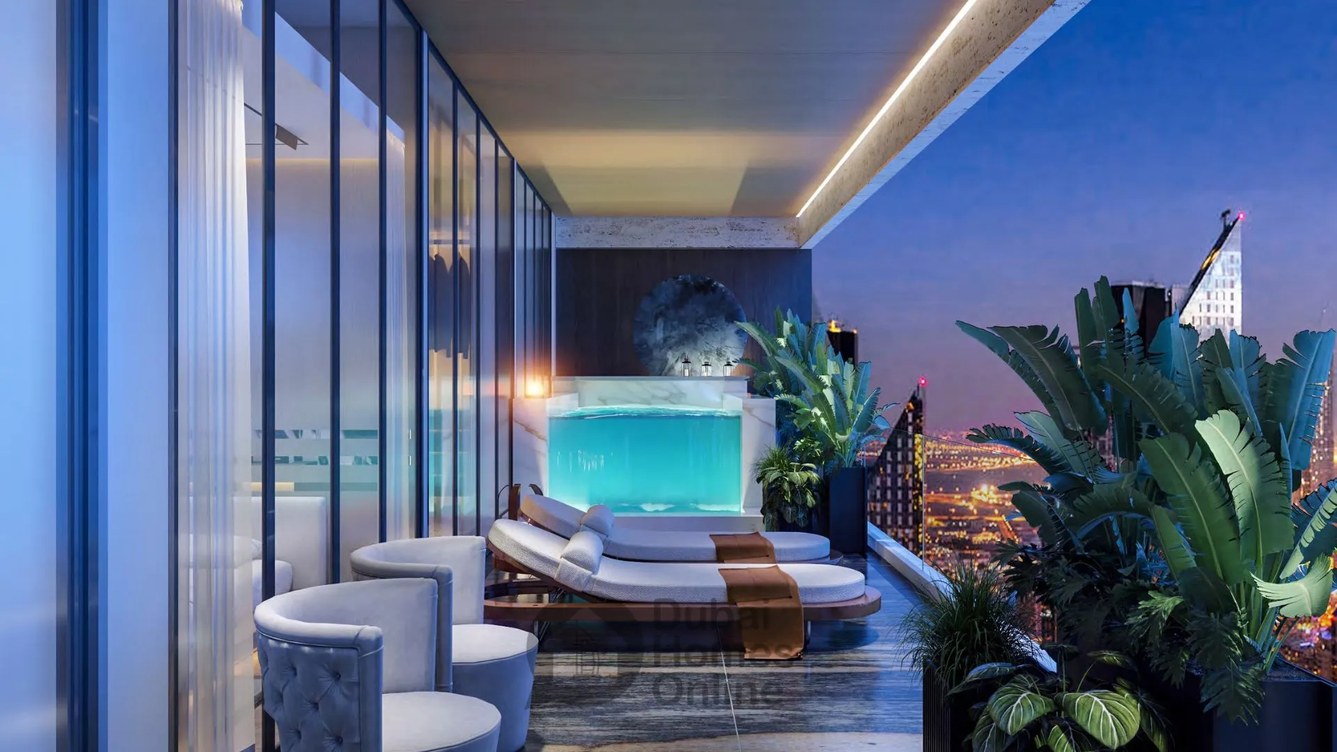 مشروع شقق إمباير إستيتس: شقق وشقق سكاي فيلا دوبلكس للبيع في أرجان دبي