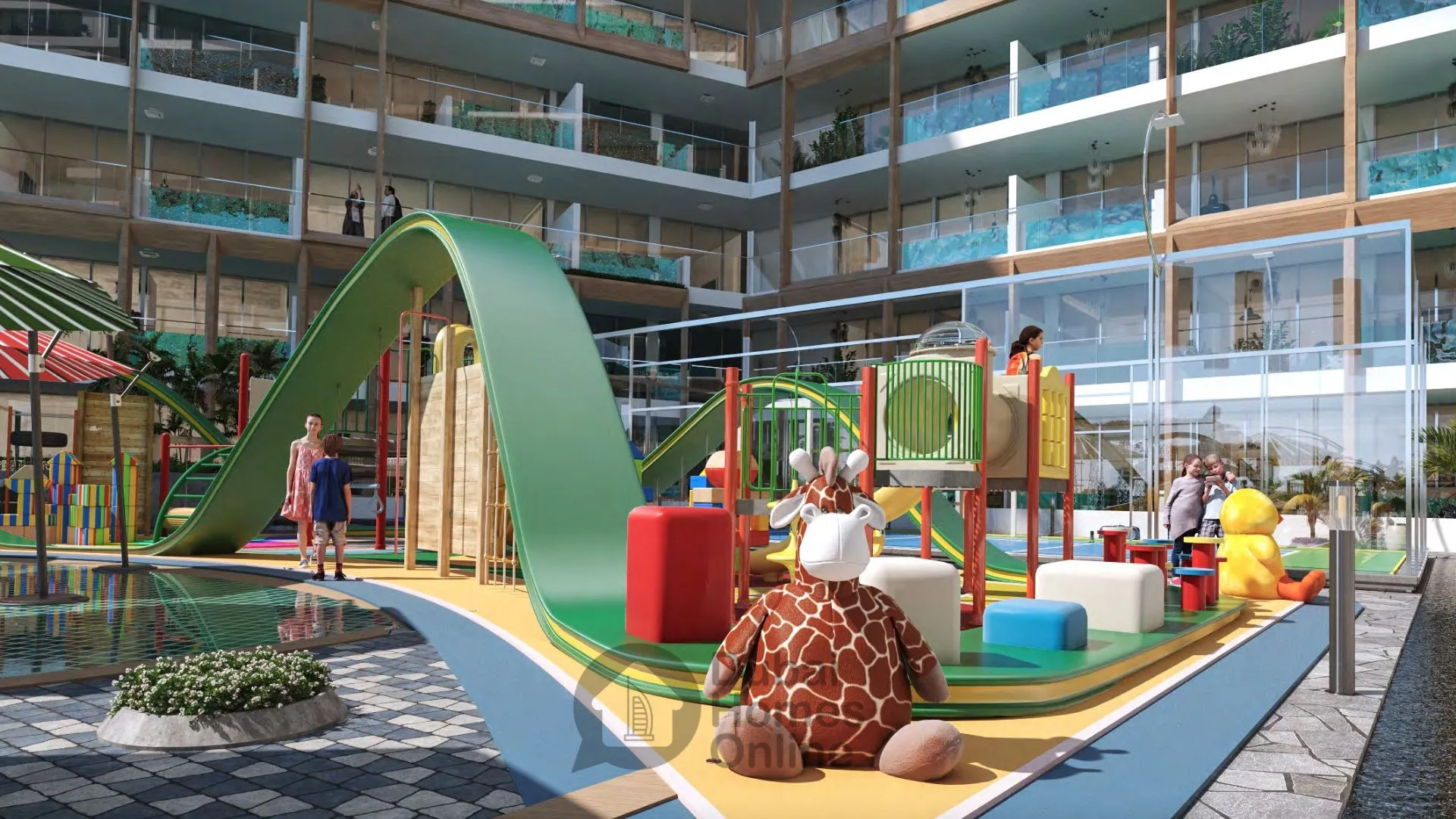 مشروع شقق إمباير إستيتس: شقق وشقق سكاي فيلا دوبلكس للبيع في أرجان دبي