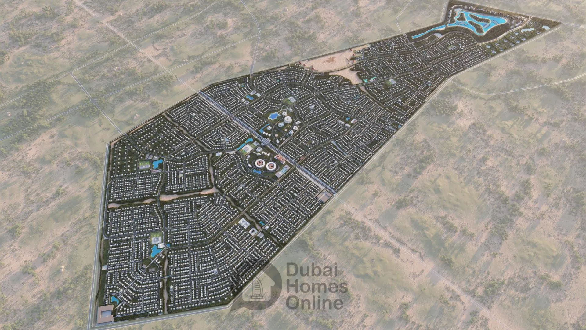 قطع أراضي فلل وقصور للبيع في أرابيان هيلز استيت دبي