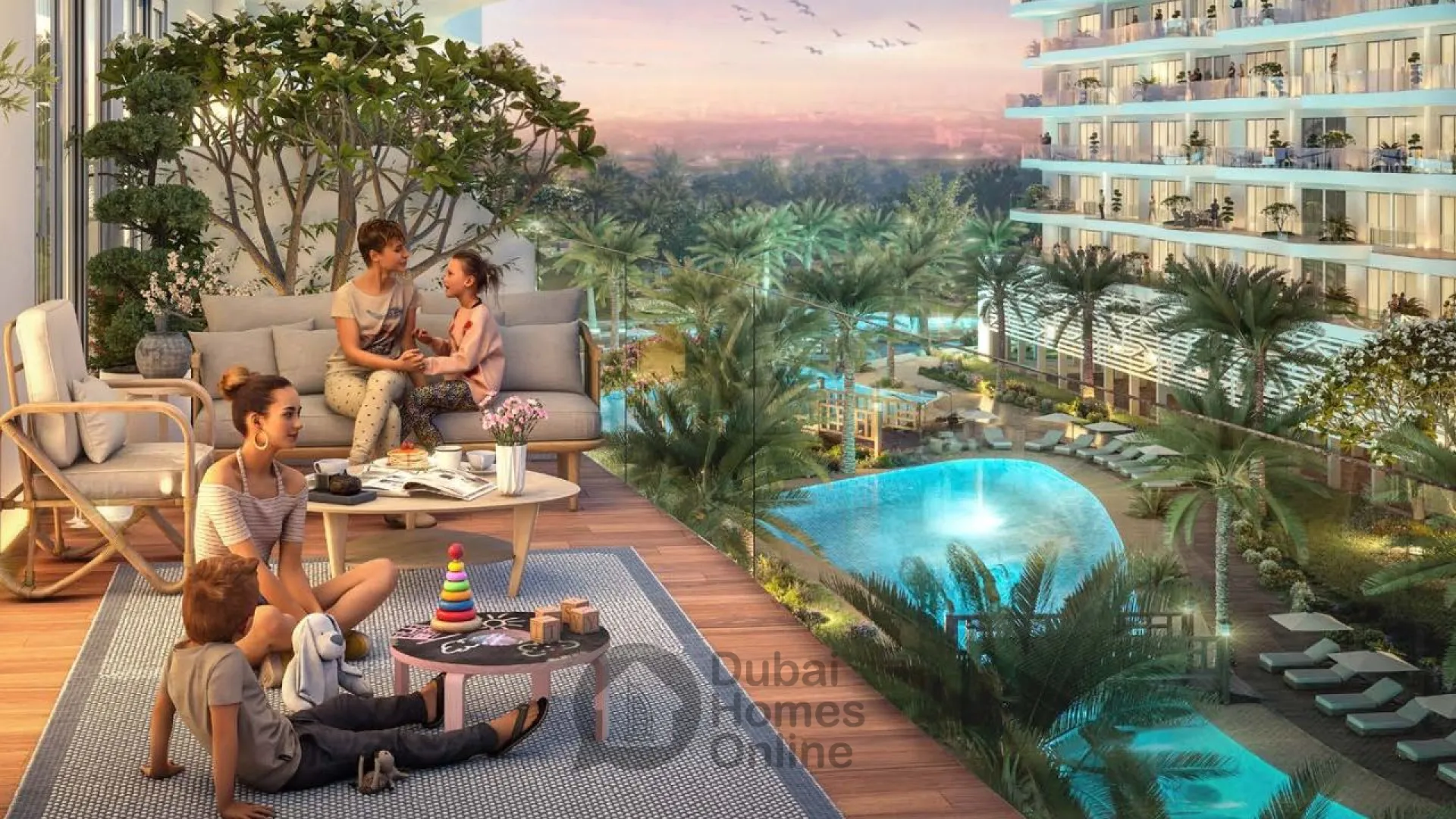 Damac Lagoon Views 2 Apartments For Sale in Damac Lagoons Dubai