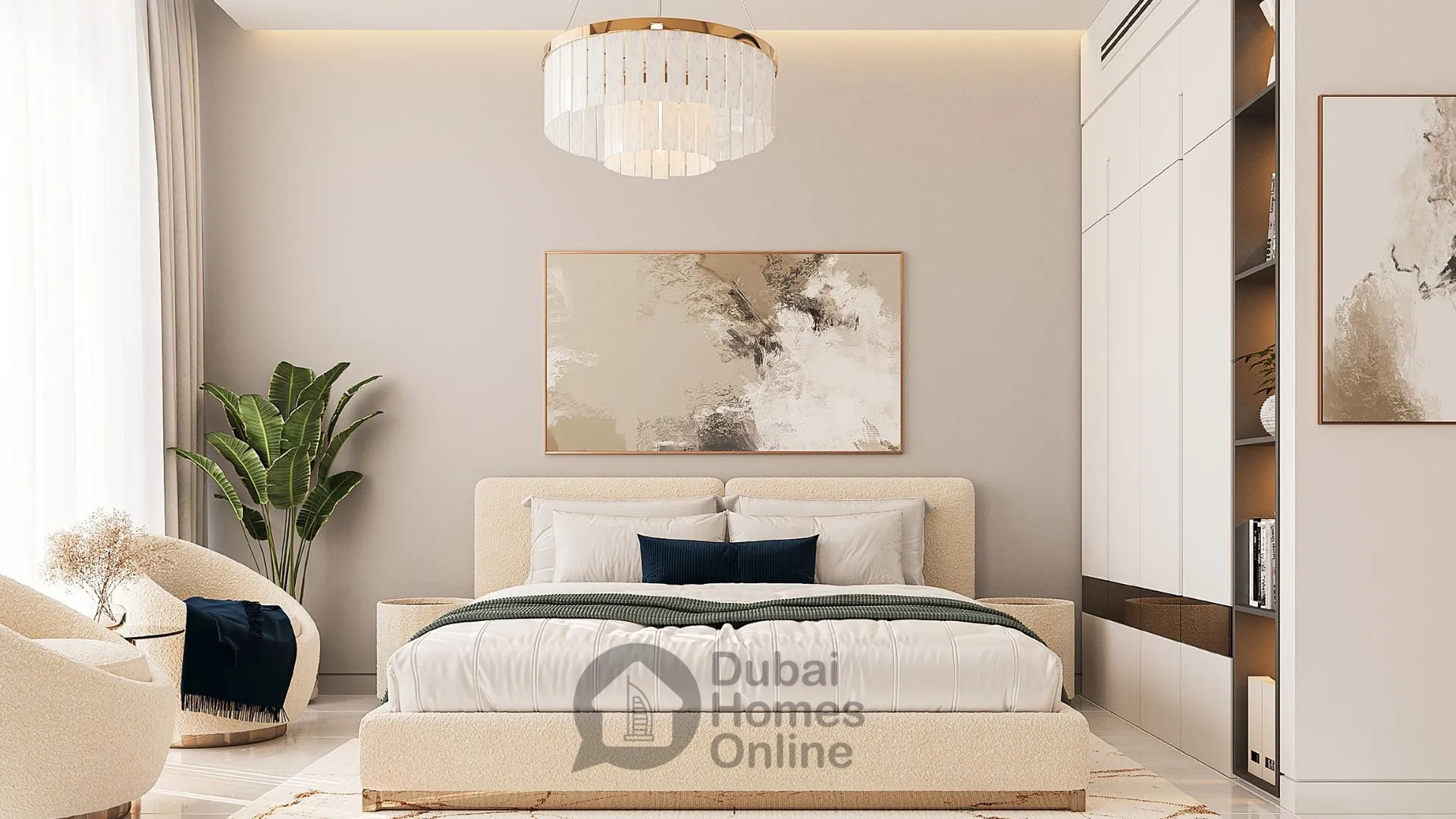 مشروع شقق برج جايد: شقق مفروشة بالكامل للبيع في مجان دبي