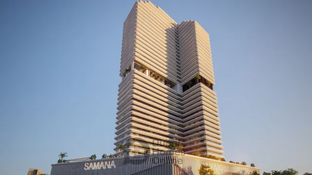 Samana IVY Gardens 2 Apartments For Sale in Dubai Land Residence Complex 