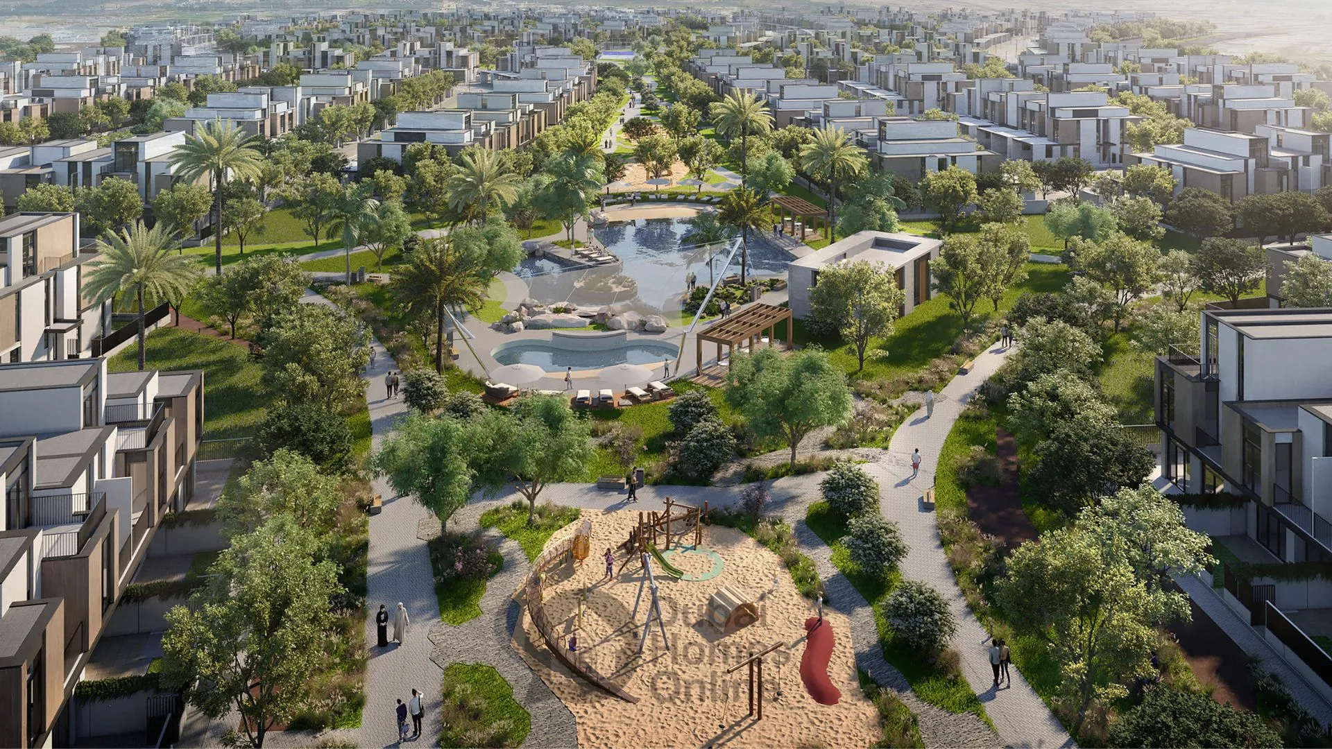 Mudon Al Ranim Townhouses by Dubai Properties at Dubailand