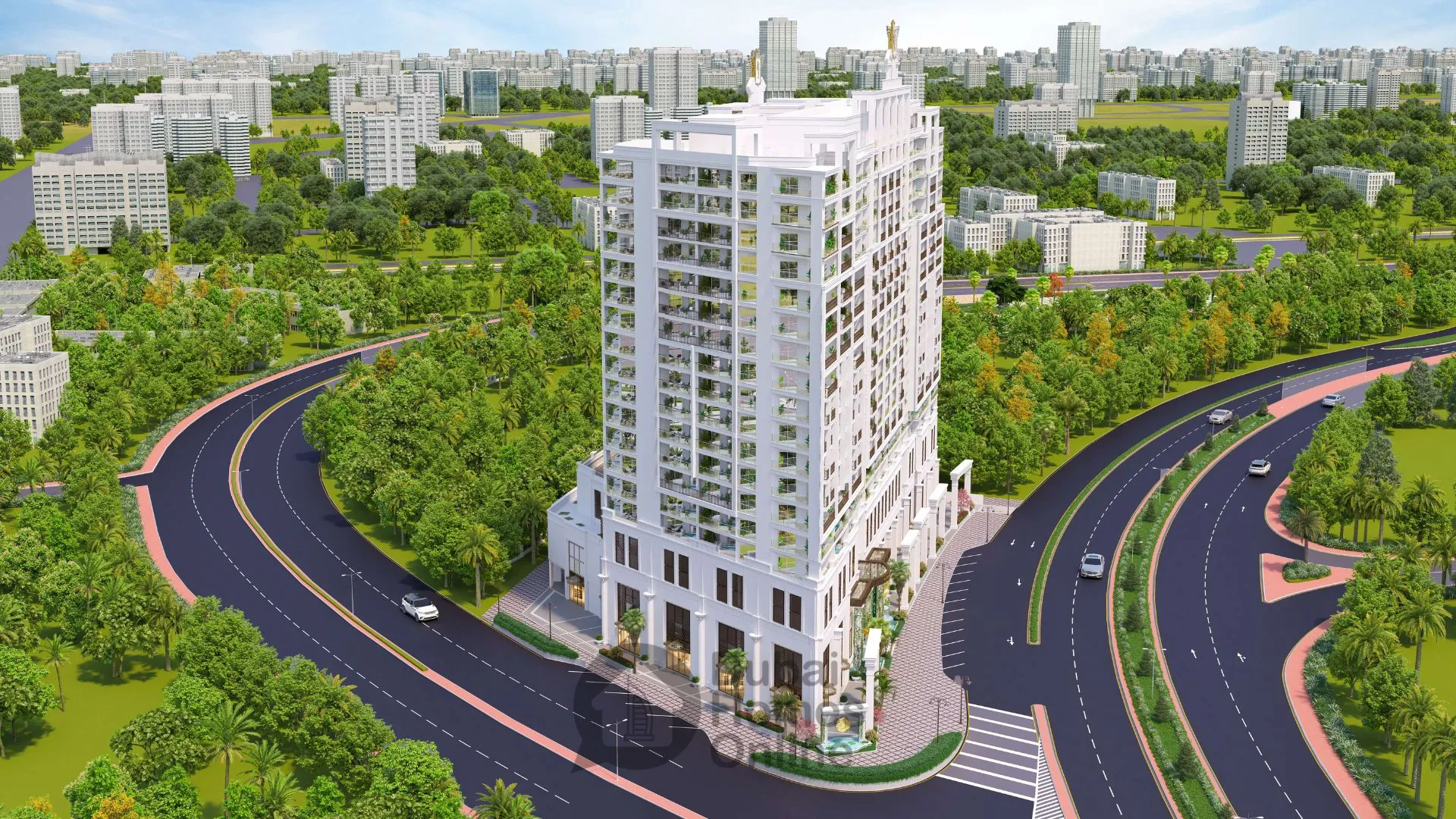 مشروع شقق فينسيتور أكوا فلورا : شقق وفلل للبيع في مجمع دبي للعلوم