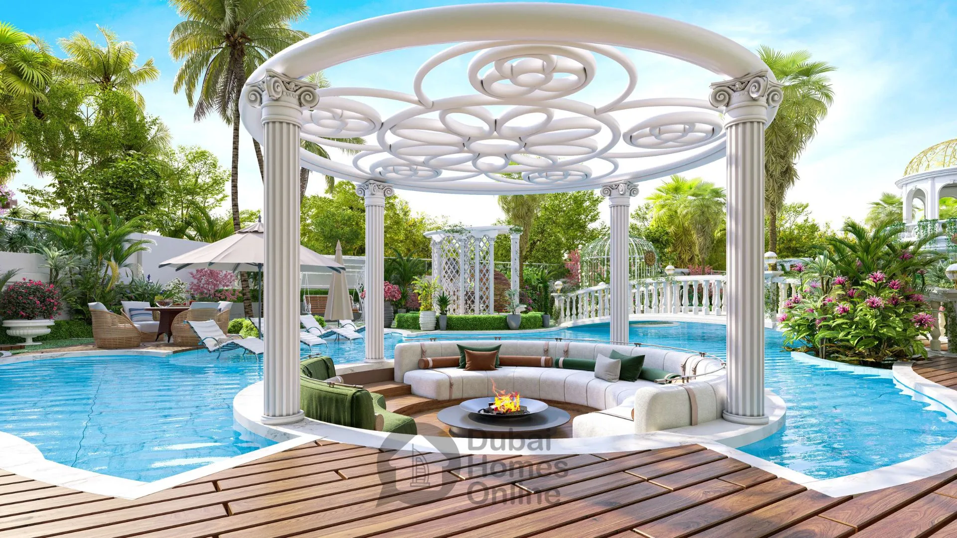 مشروع شقق فينسيتور أكوا فلورا : شقق وفلل للبيع في مجمع دبي للعلوم