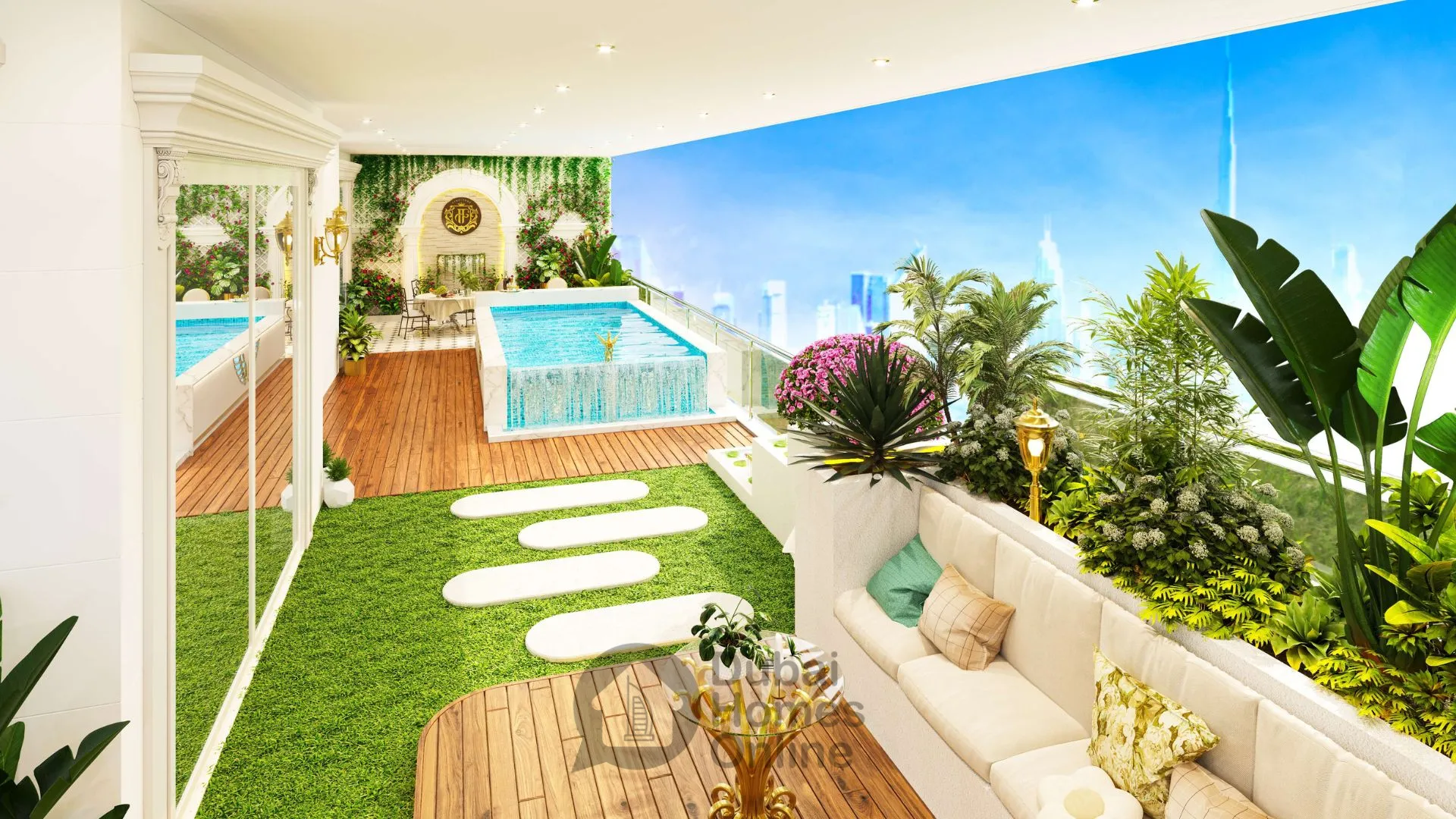 مشروع شقق فينسيتور أكوا فلورا : شقق وفلل للبيع في مجمع دبي للعلوم