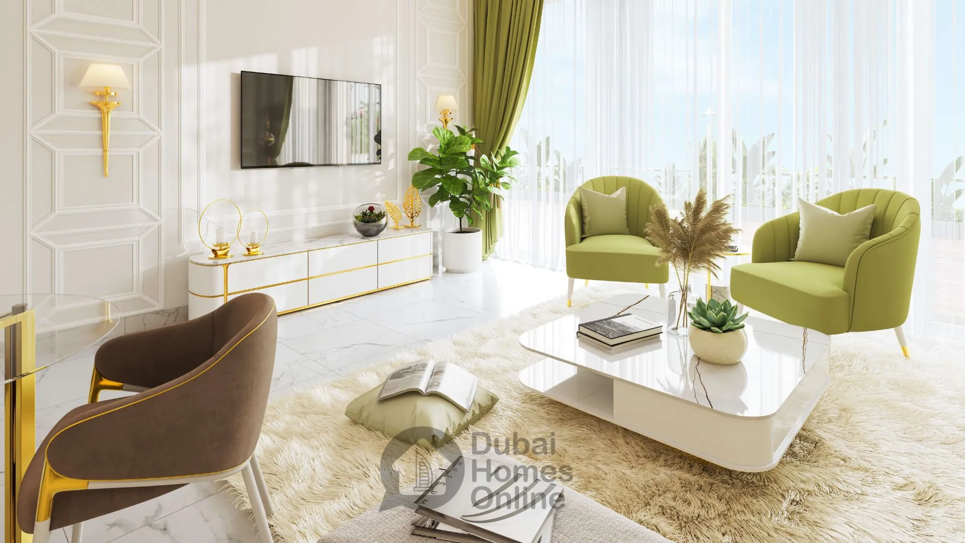 مشروع شقق فينسيتور أكوا فلورا : شقق وفلل للبيع في مجمع دبي للعلوم