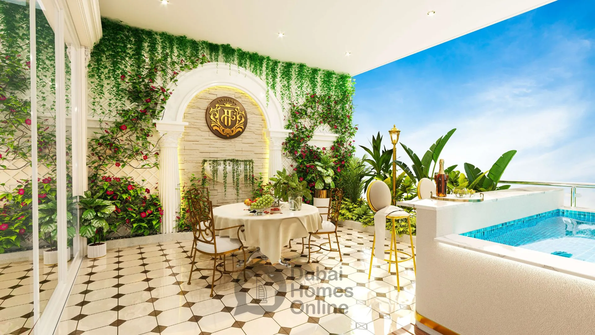 مشروع شقق فينسيتور أكوا فلورا : شقق وفلل للبيع في مجمع دبي للعلوم