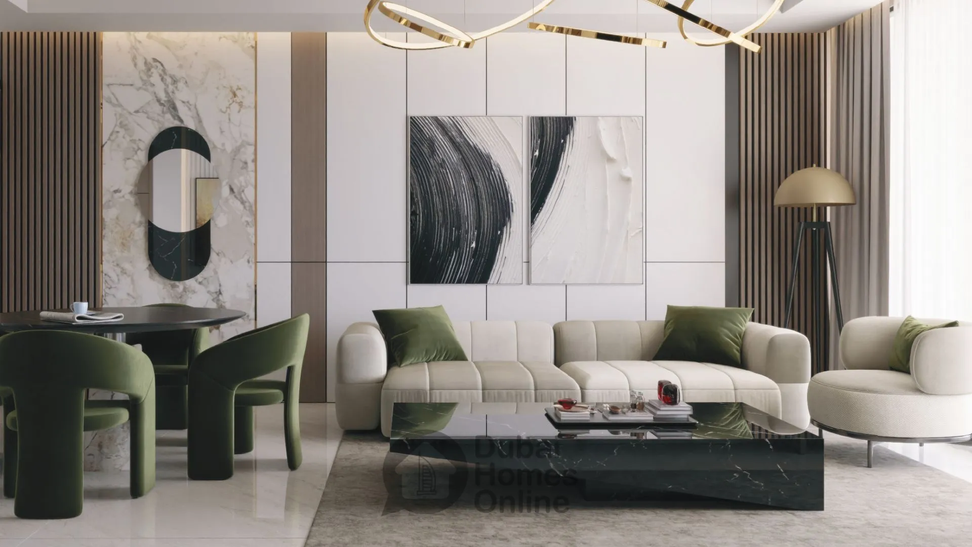 آپارتمان های سامانا اوینیو: خرید آپارتمان لوکس با استخر در دبی در منطقه دبی لند