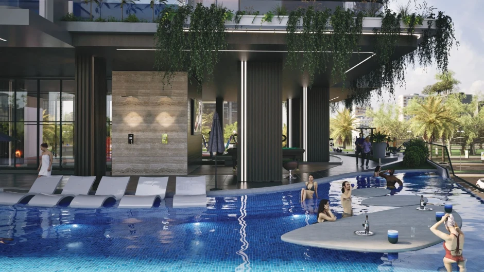 Samana Avenue: Luxury Apartments with Pool For Sale in Dubailand 