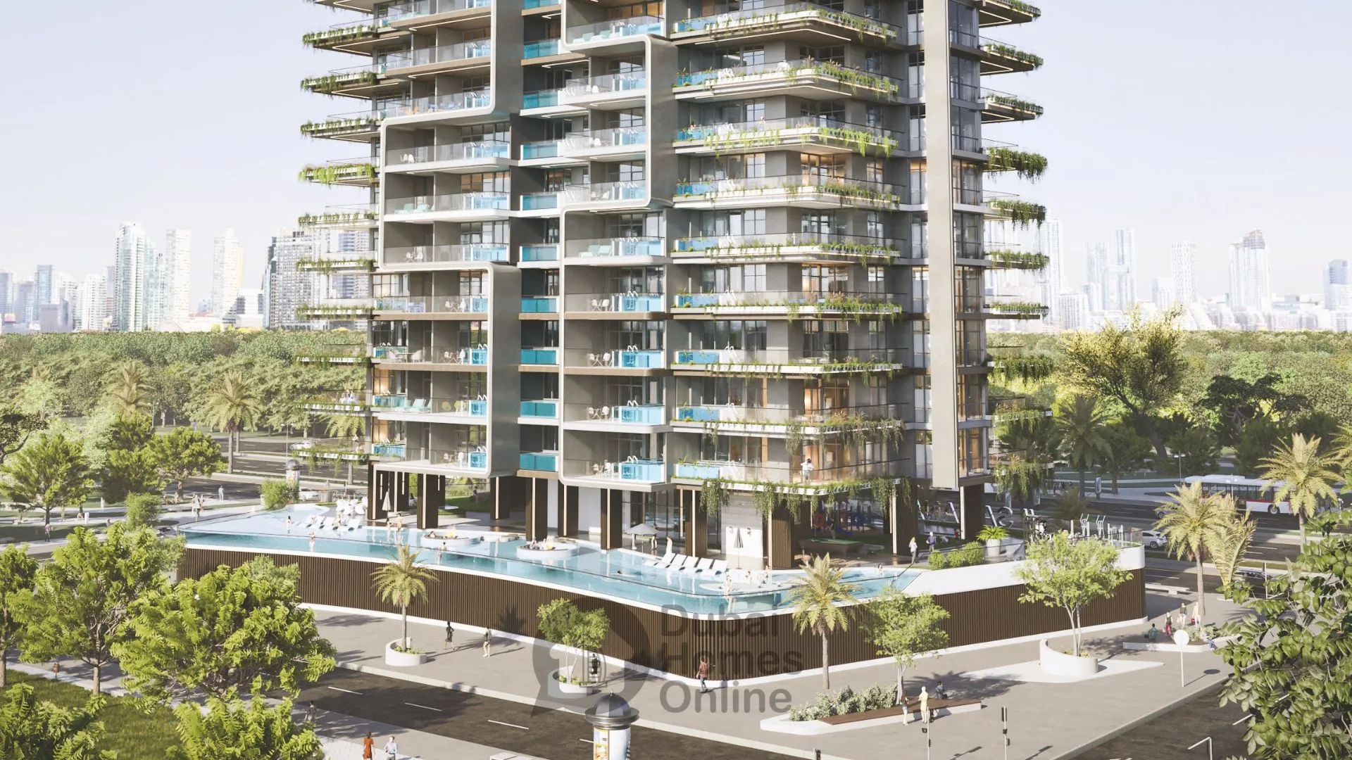 آپارتمان های سامانا اوینیو: خرید آپارتمان لوکس با استخر در دبی در منطقه دبی لند