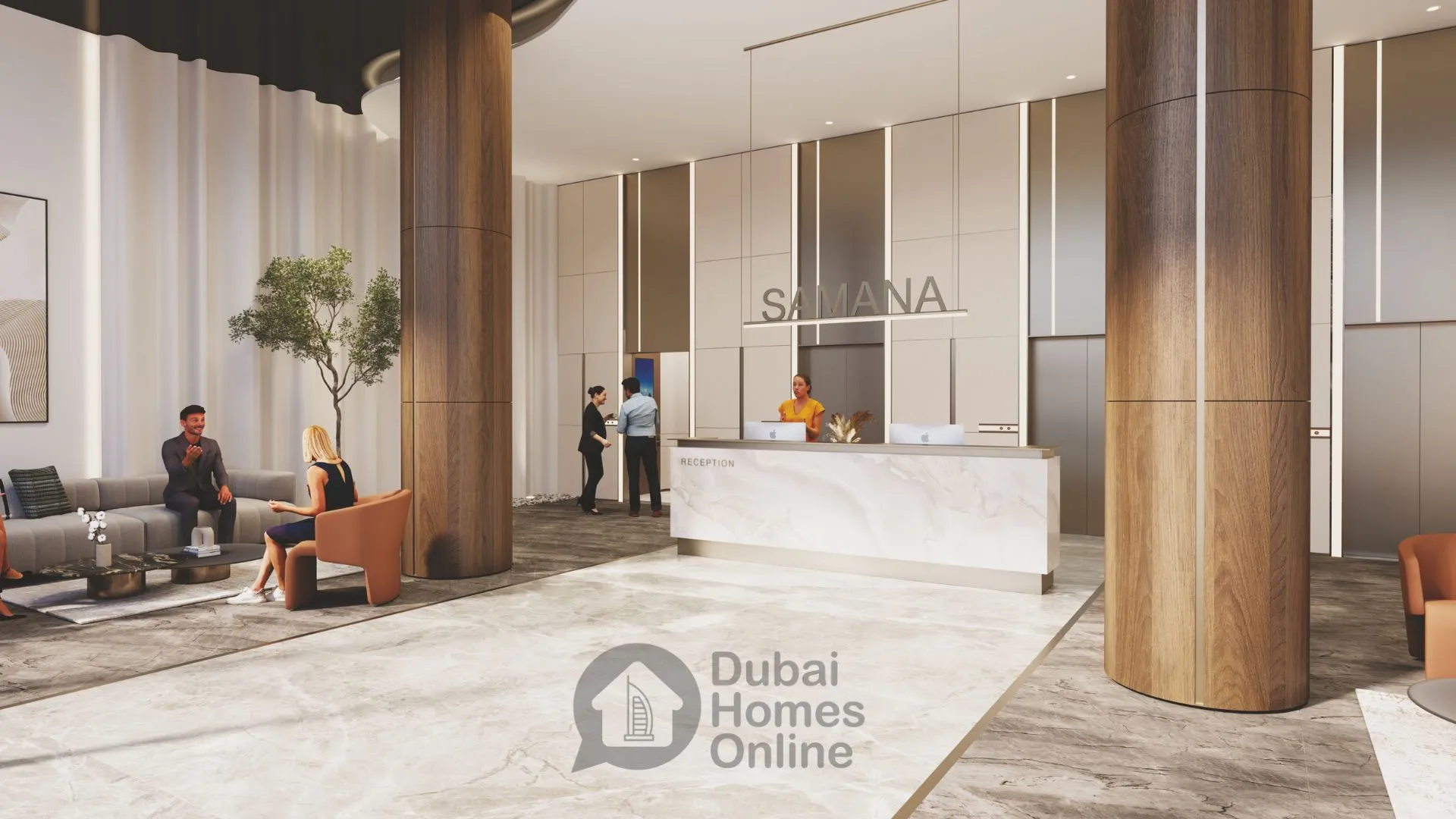 مشروع شقق سمانا أوشن بيرل: شقق فاخرة للبيع في جزر دبي بإطلالات على المحيط