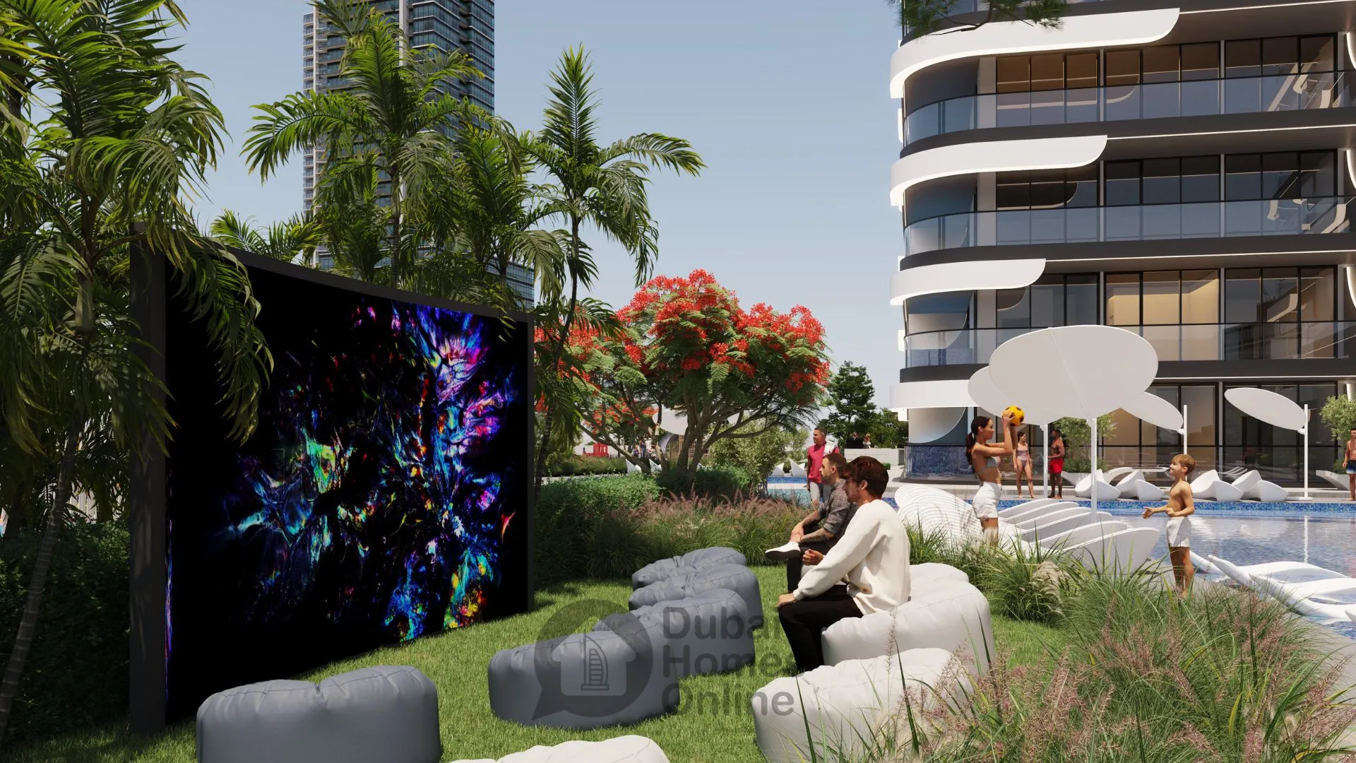 Samana Resorts: Apartments with Private Pools For Sale in Dubai Production City