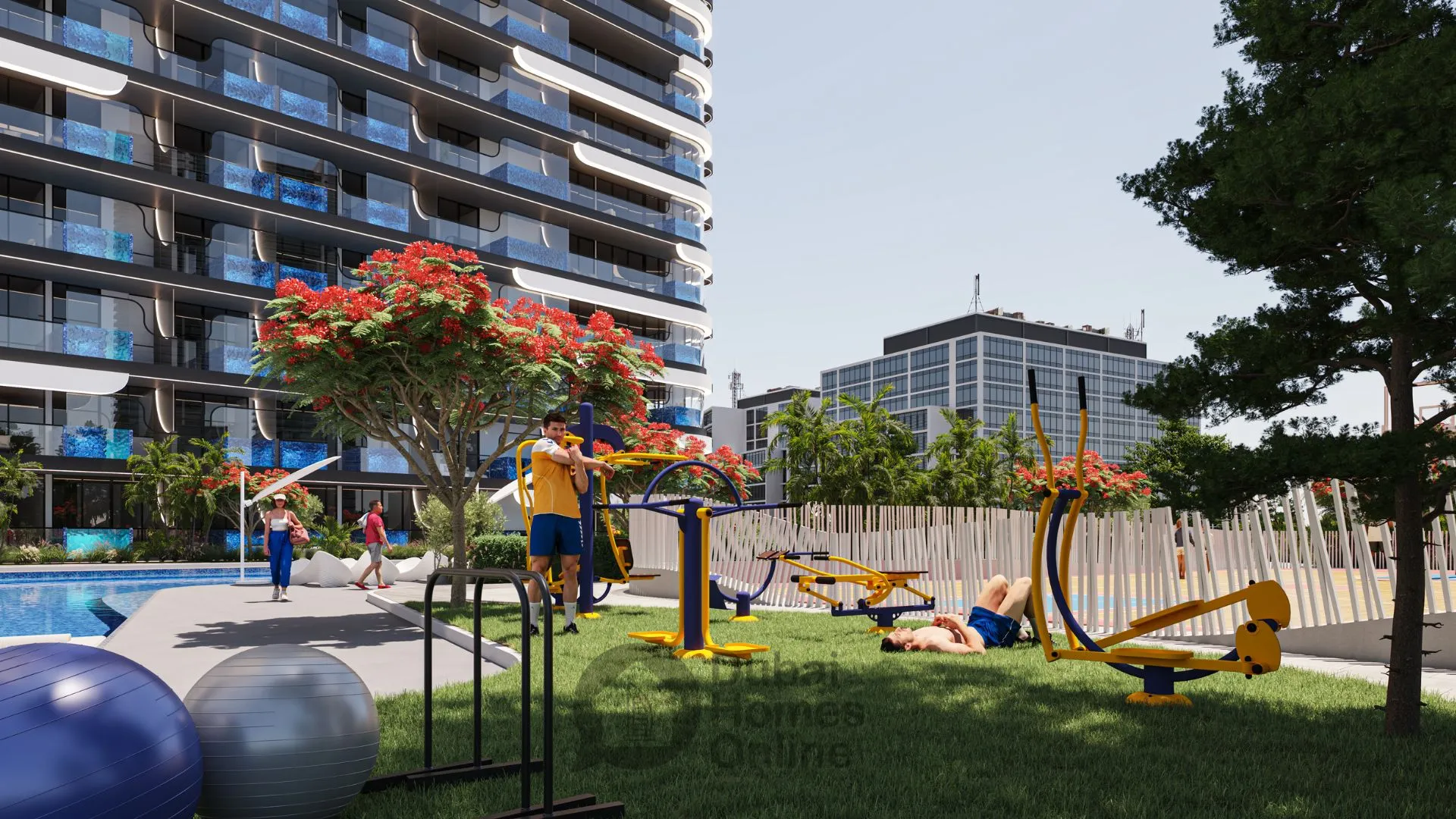 Samana Resorts: Apartments with Private Pools For Sale in Dubai Production City