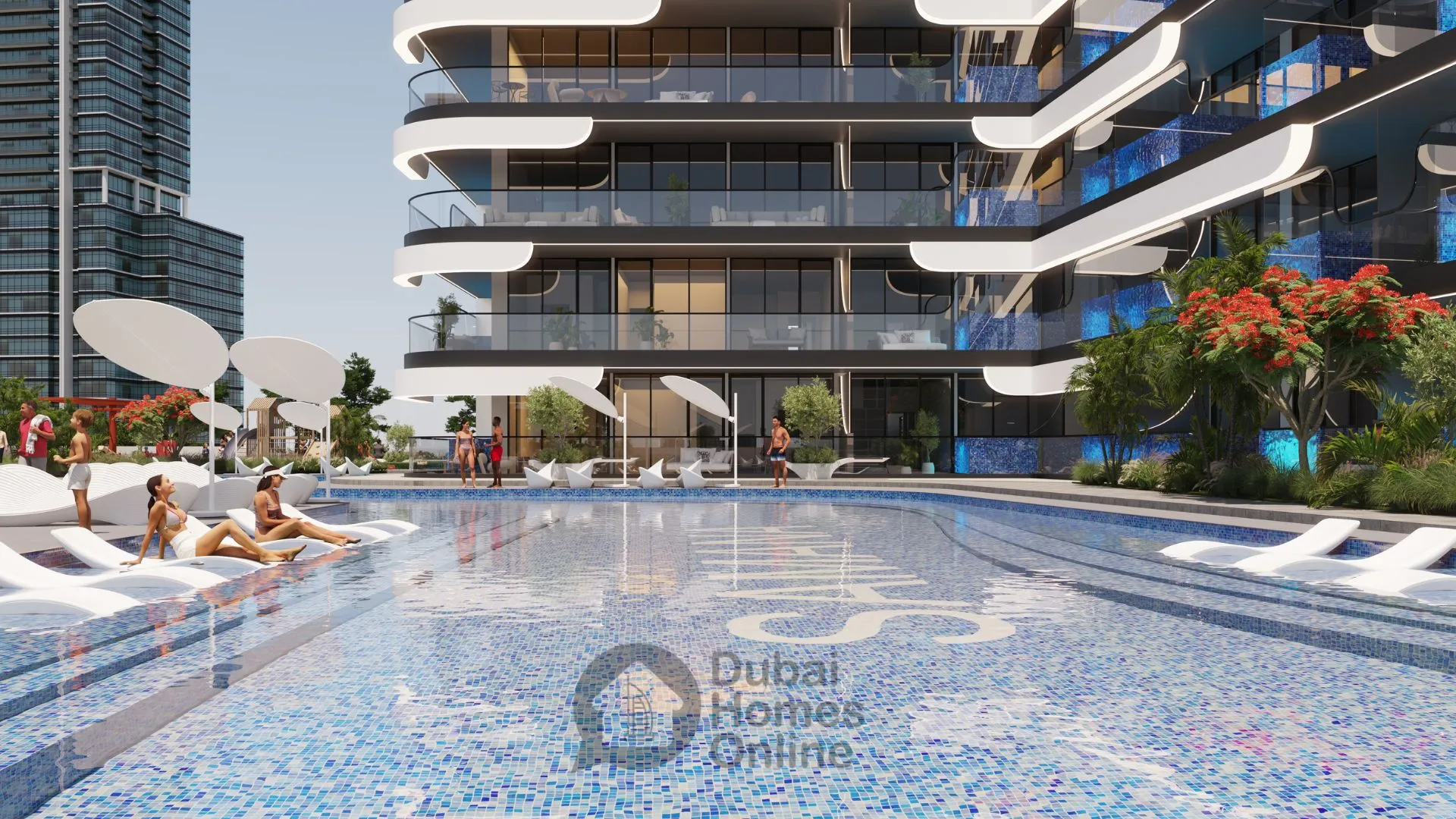 Samana Resorts: Apartments with Private Pools For Sale in Dubai Production City