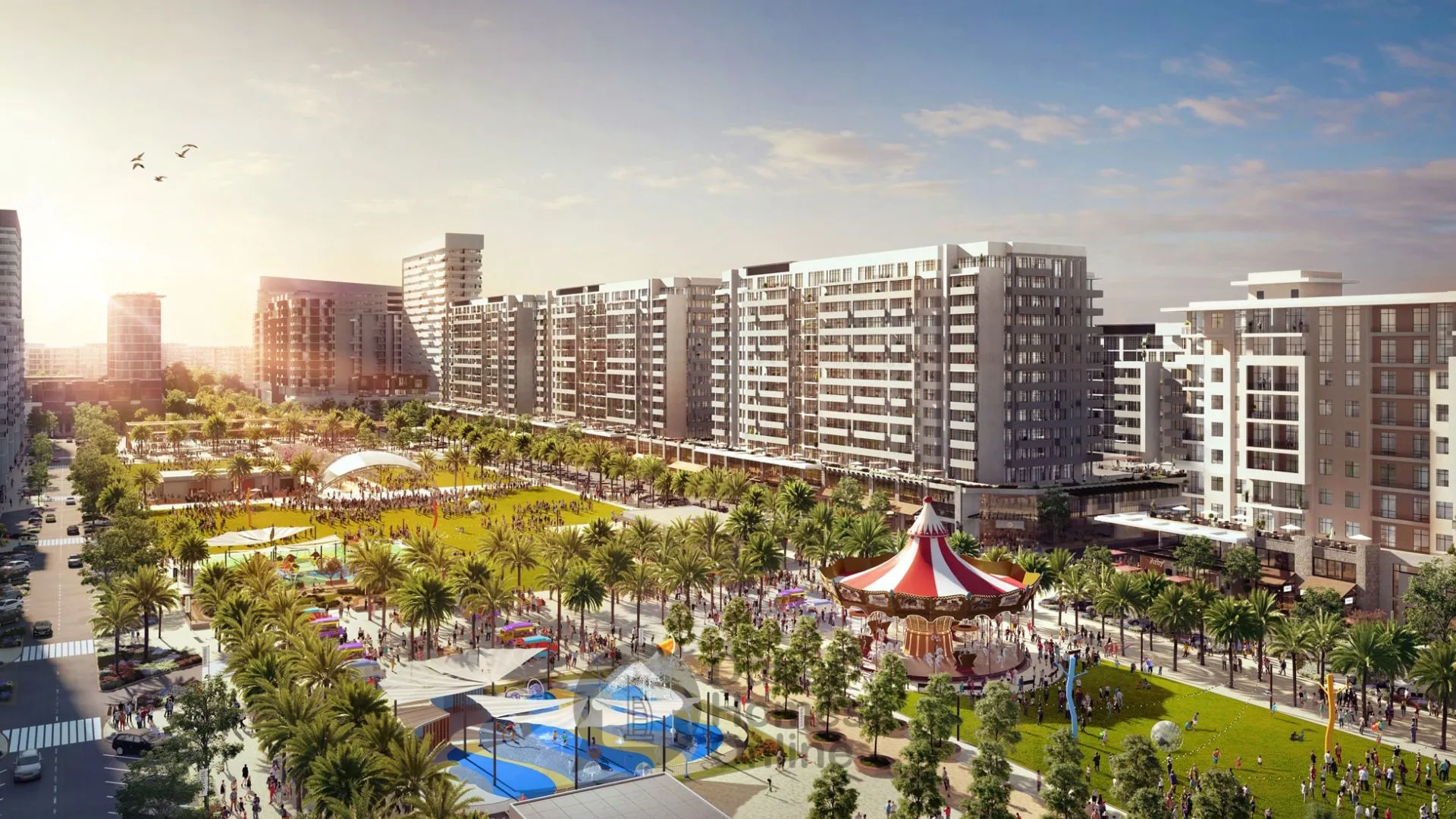 Lexington By Nshama: Apartments For Sale at Town Square Dubai